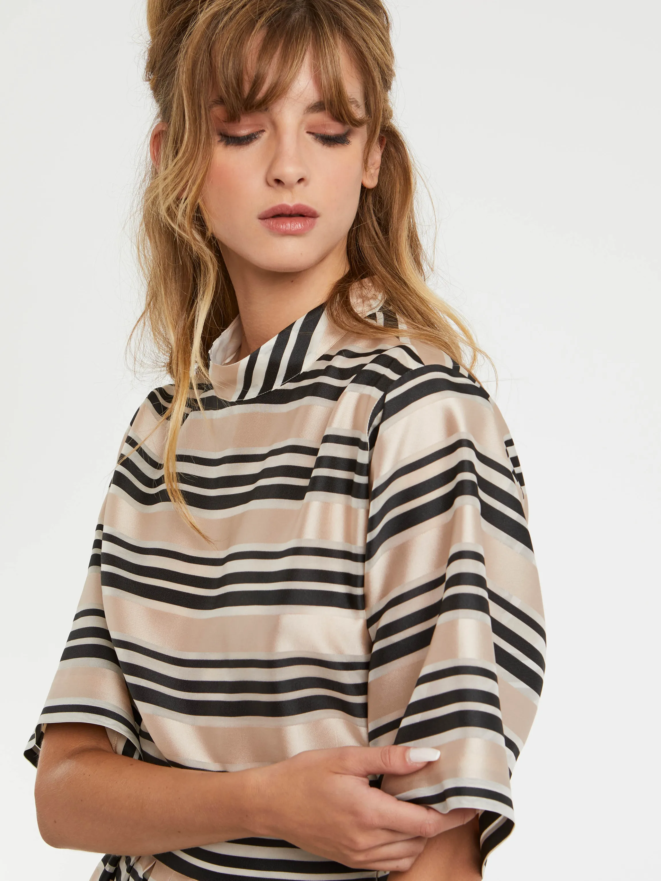 Cheap Blouse A Rayures Bayaderes Femme Tops