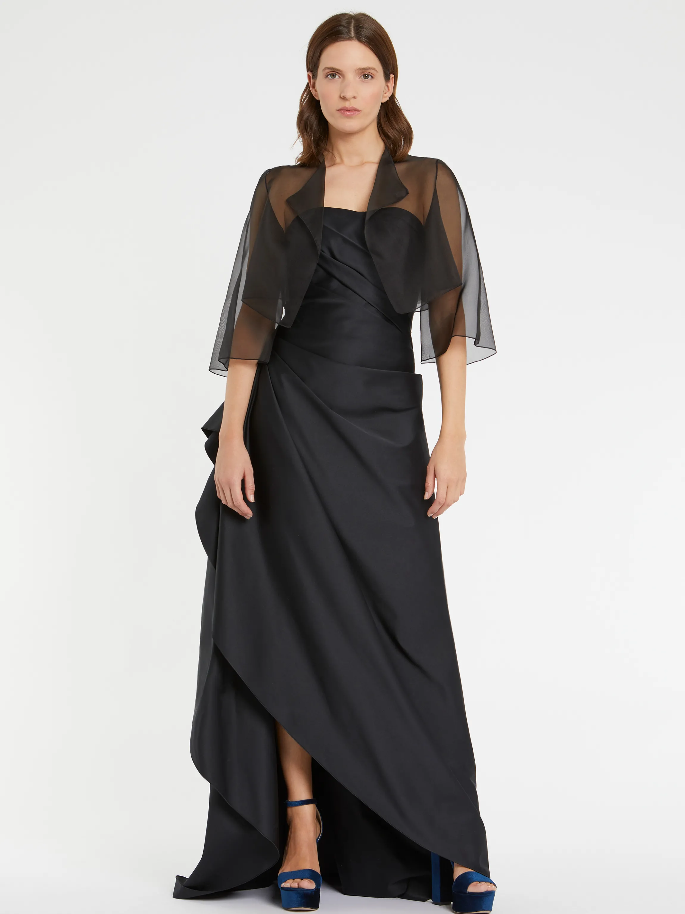 Sale Bolero En Organza De Soie Femme Vestes