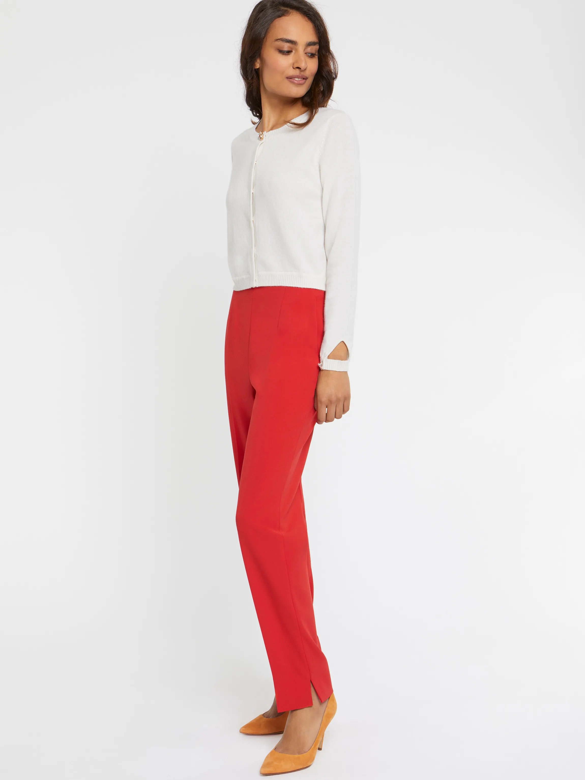 Best Cardigan A Bouton Bijou En Cachemire Femme Pulls Et Cardigans