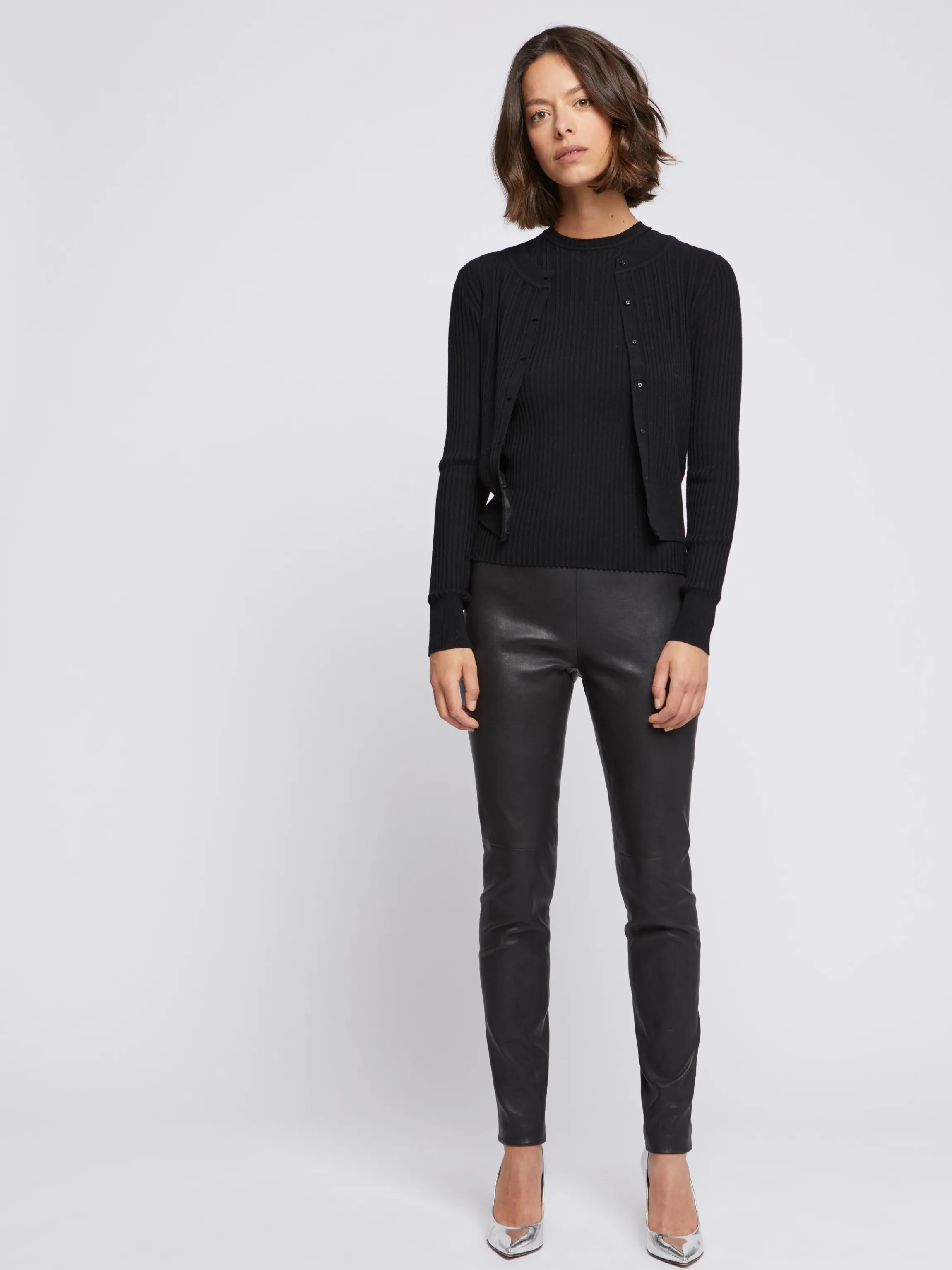 Shop Cardigan Cotele En Laine Merinos Femme Pulls Et Cardigans