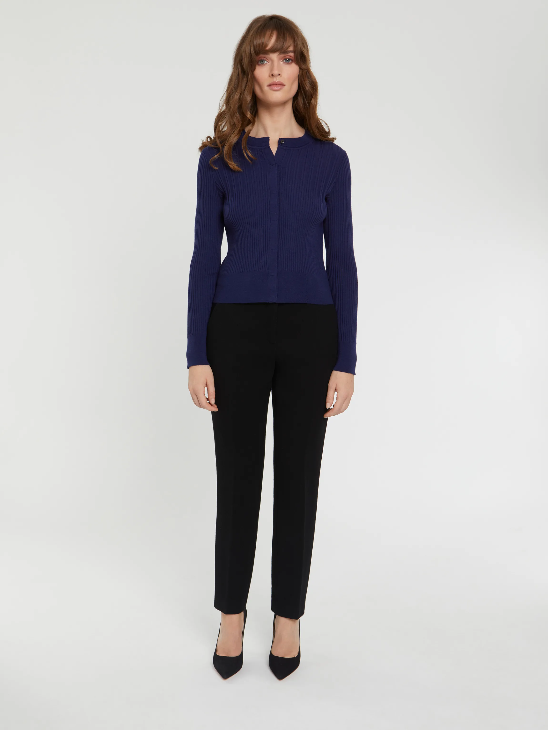 Discount Cardigan Cotele En Laine Merinos Femme Pulls Et Cardigans