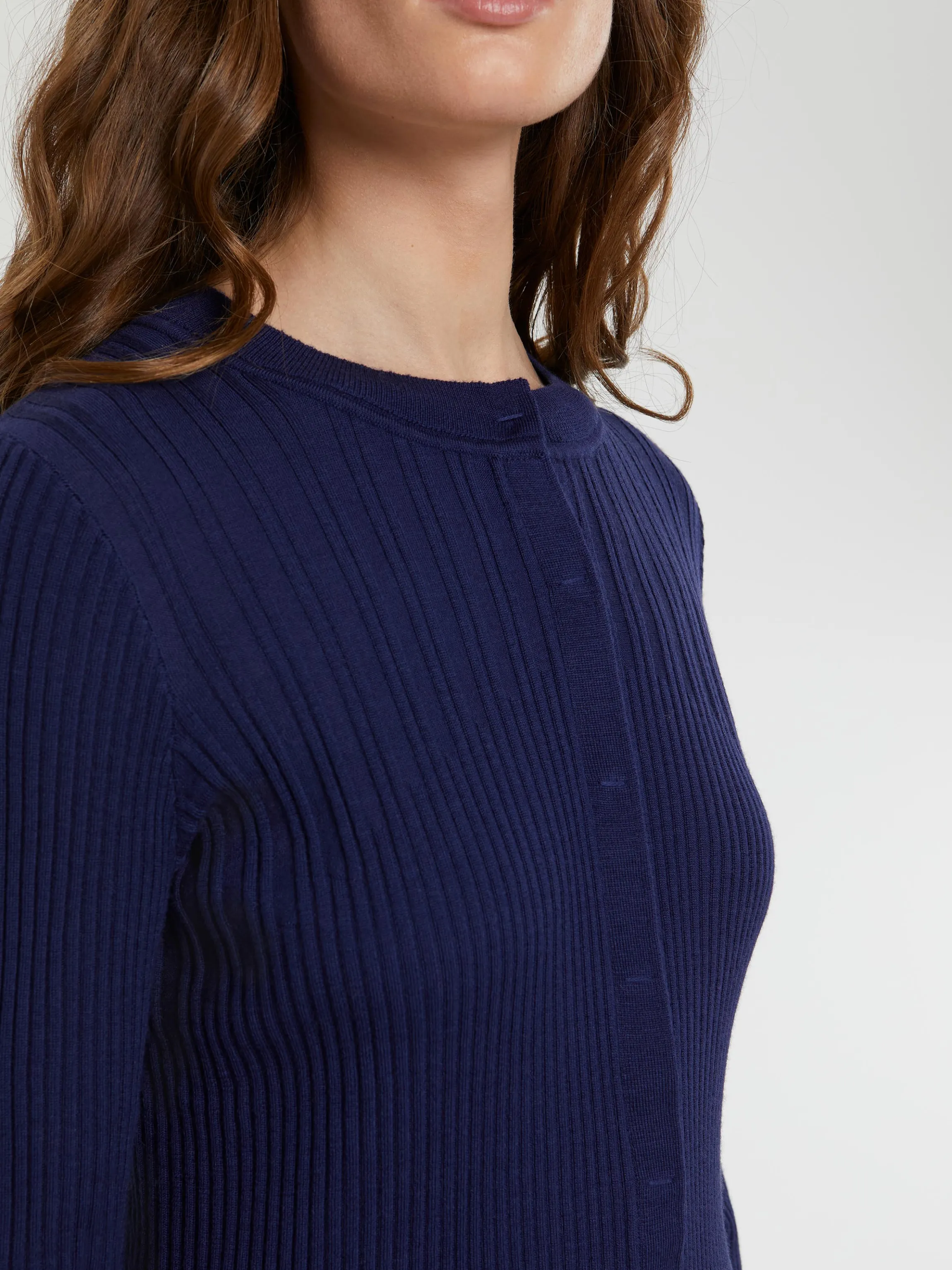 Discount Cardigan Cotele En Laine Merinos Femme Pulls Et Cardigans