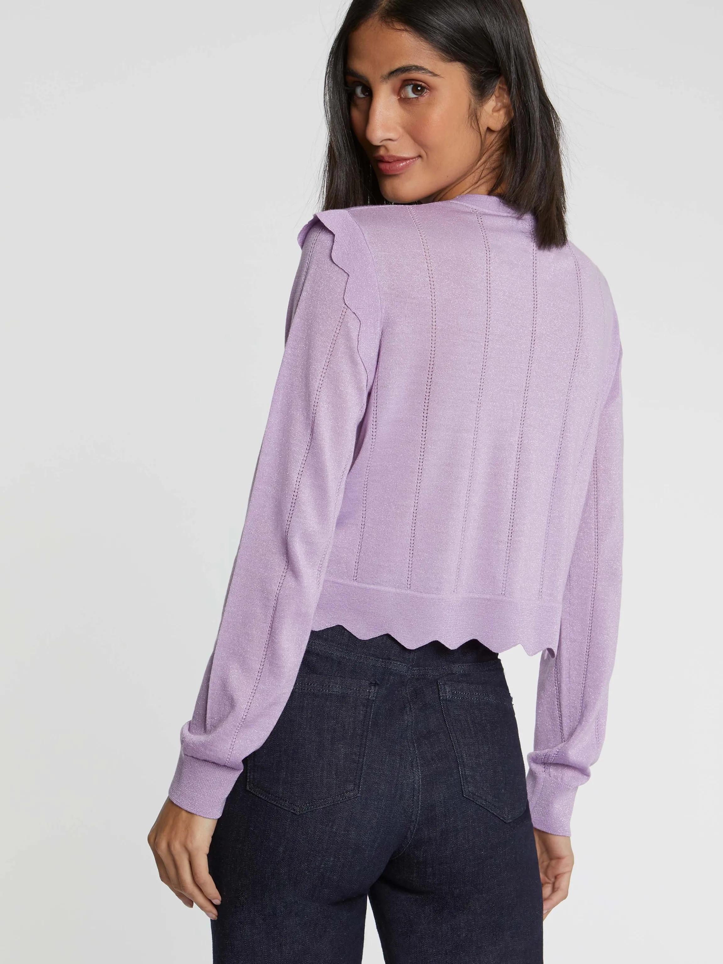 cardigan_court_a_festons_en_laine_et_lurex_3-1.webp Cheap Cardigan Court A Festons En Laine Et Lurex Femme Pulls Et Cardigans