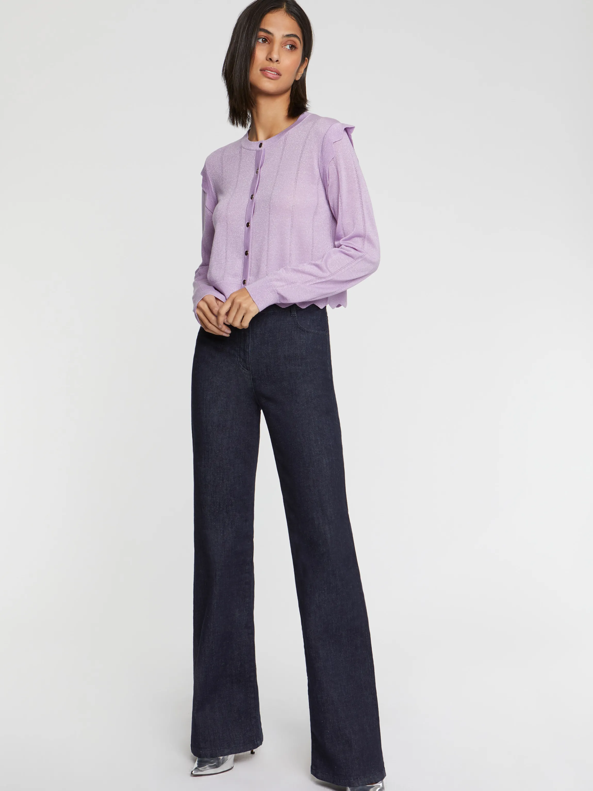 cardigan_court_a_festons_en_laine_et_lurex_5-1.webp Cheap Cardigan Court A Festons En Laine Et Lurex Femme Pulls Et Cardigans