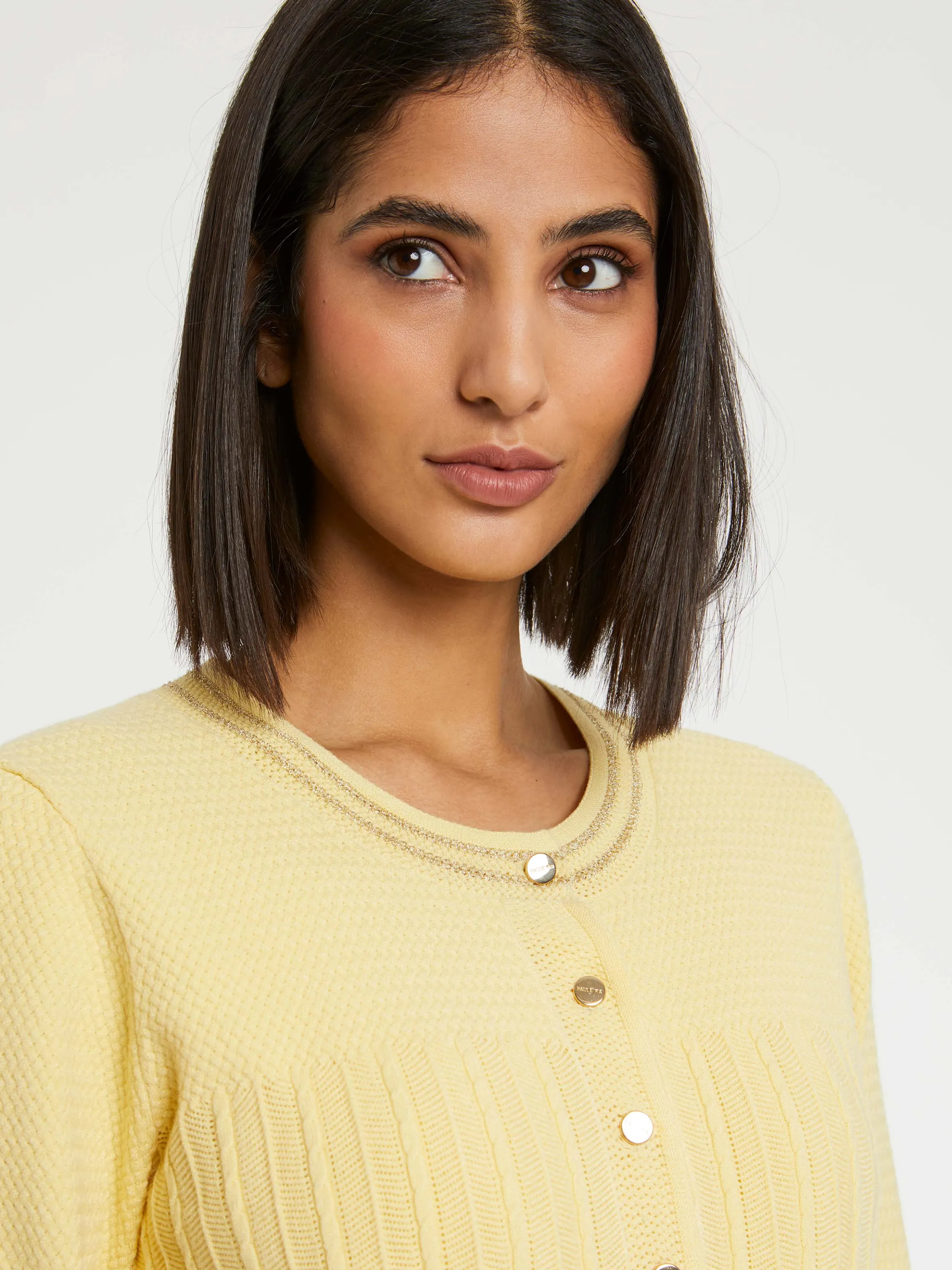Shop Cardigan En Crochet Femme Pulls Et Cardigans