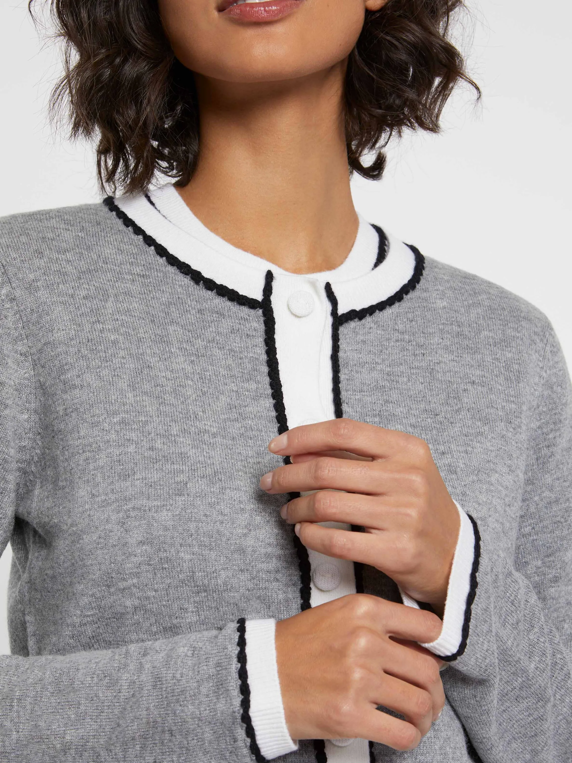 Fashion Cardigan En Laine Et Cachemire Femme Pulls Et Cardigans