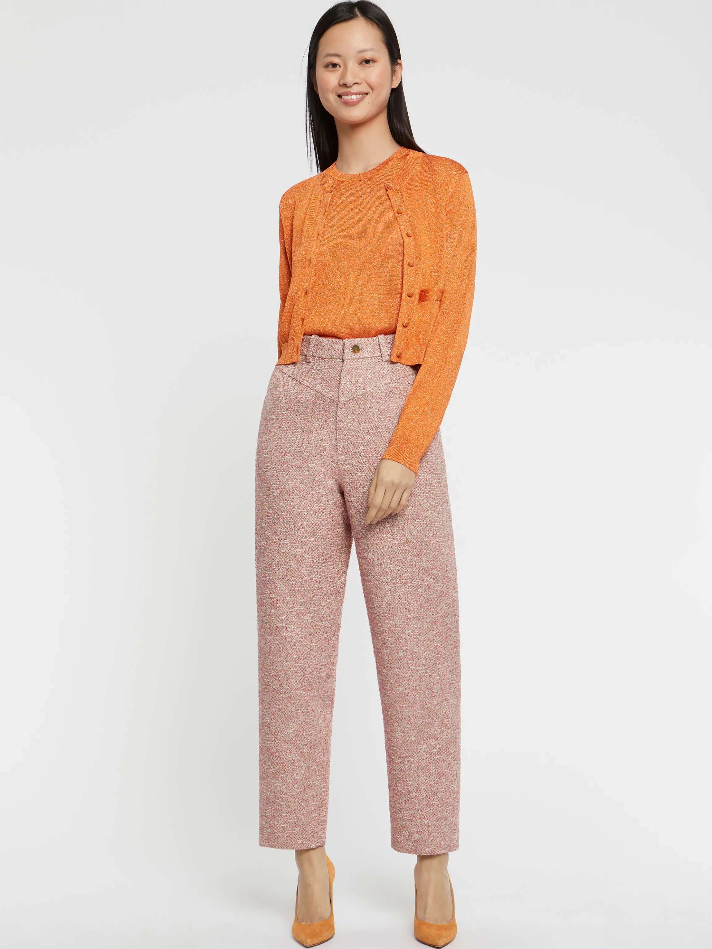 Hot Cardigan En Maille Lurex Femme Pulls Et Cardigans