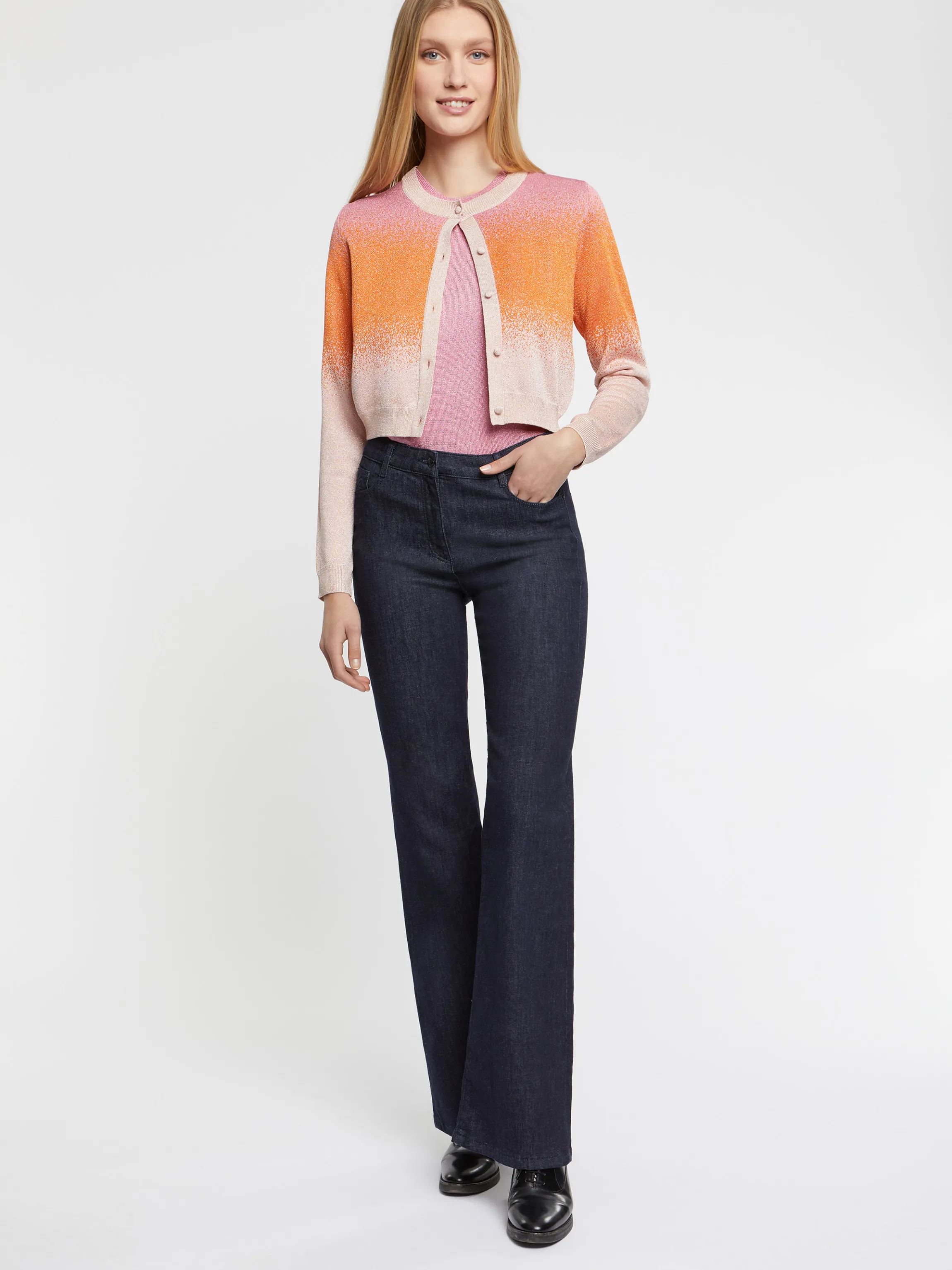 Hot Cardigan En Maille Lurex Femme Pulls Et Cardigans