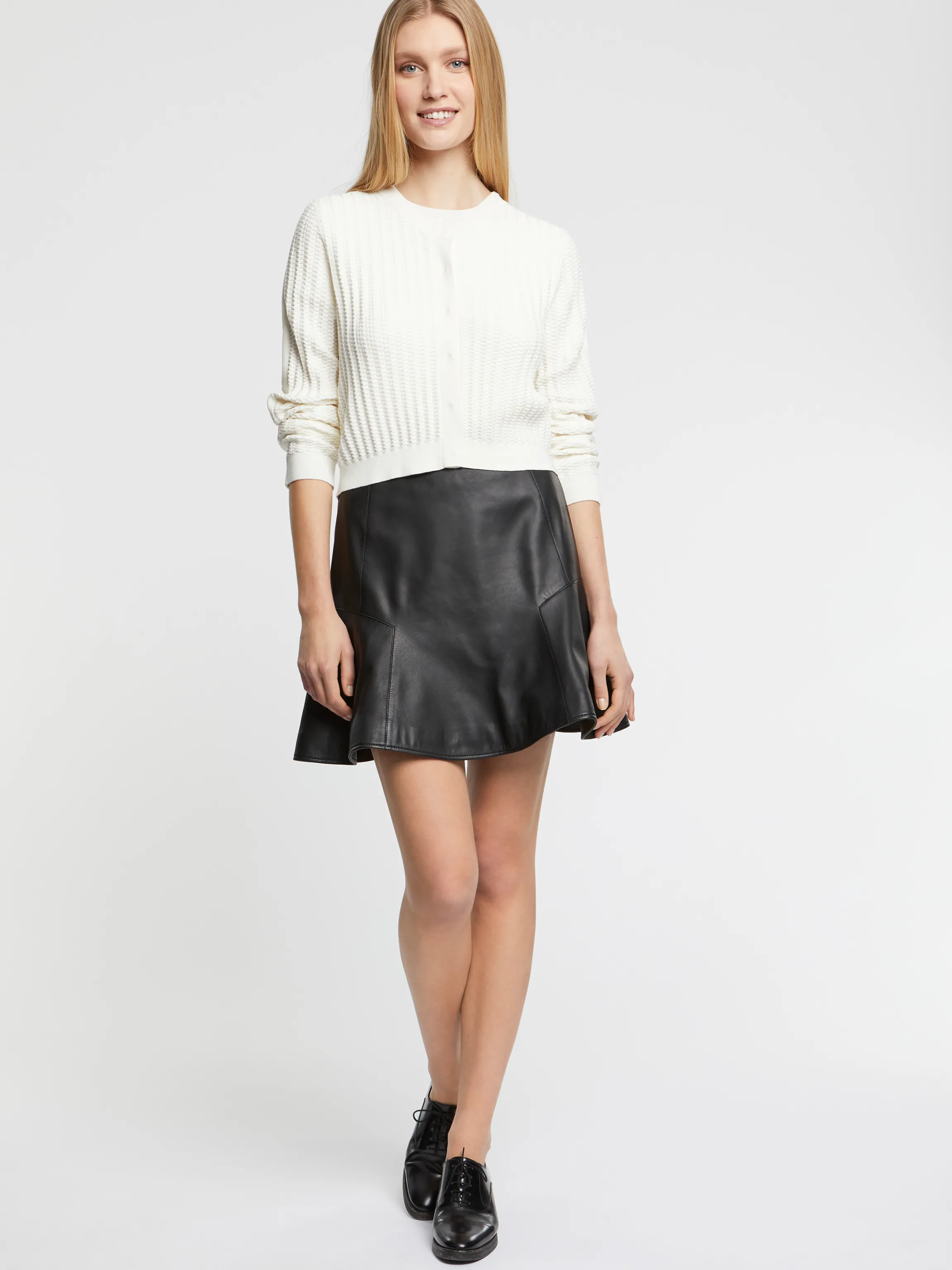 Shop Cardigan En Soie A Points Fantaisie Femme Pulls Et Cardigans