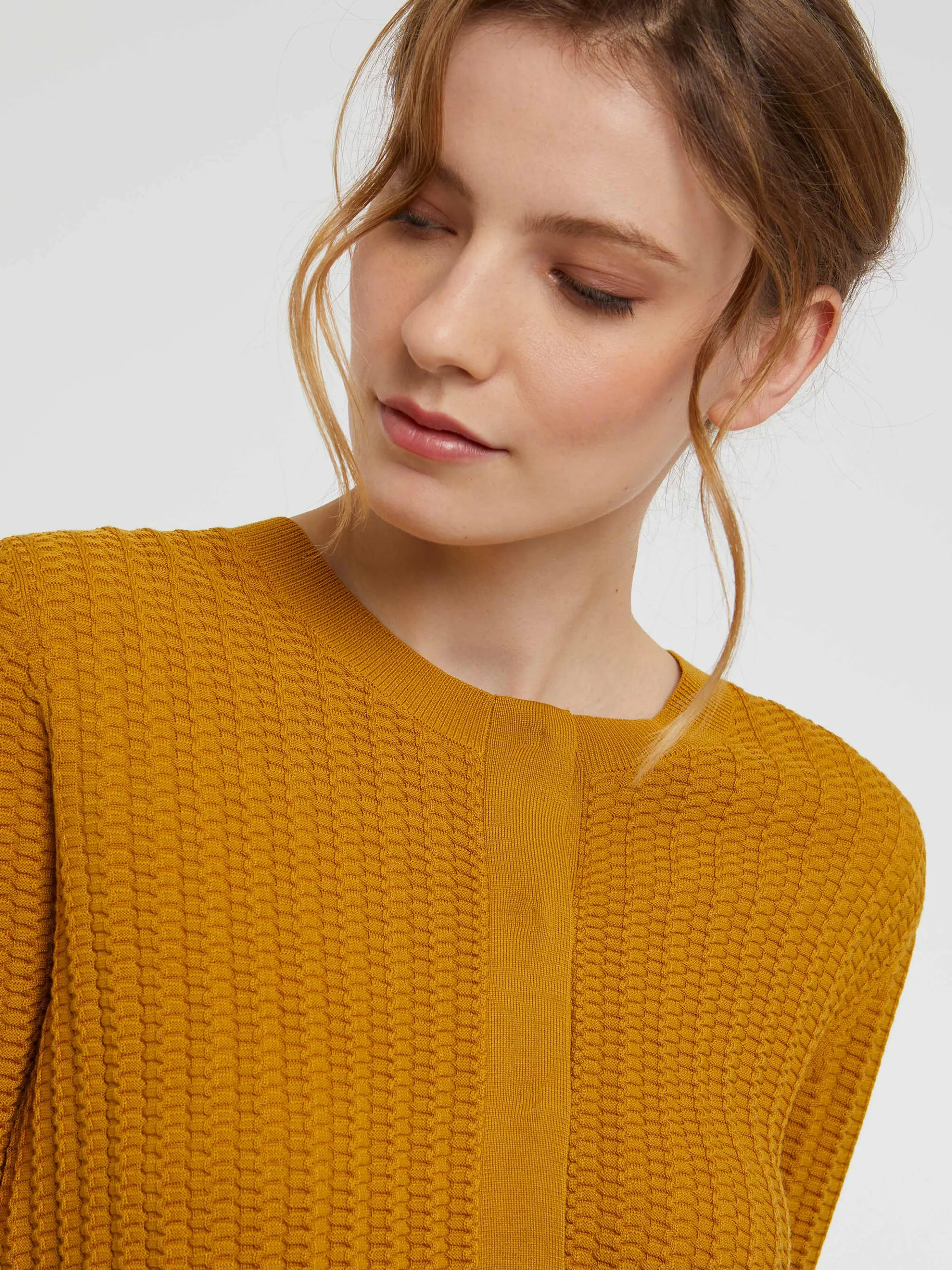 Shop Cardigan En Soie A Points Fantaisie Femme Pulls Et Cardigans
