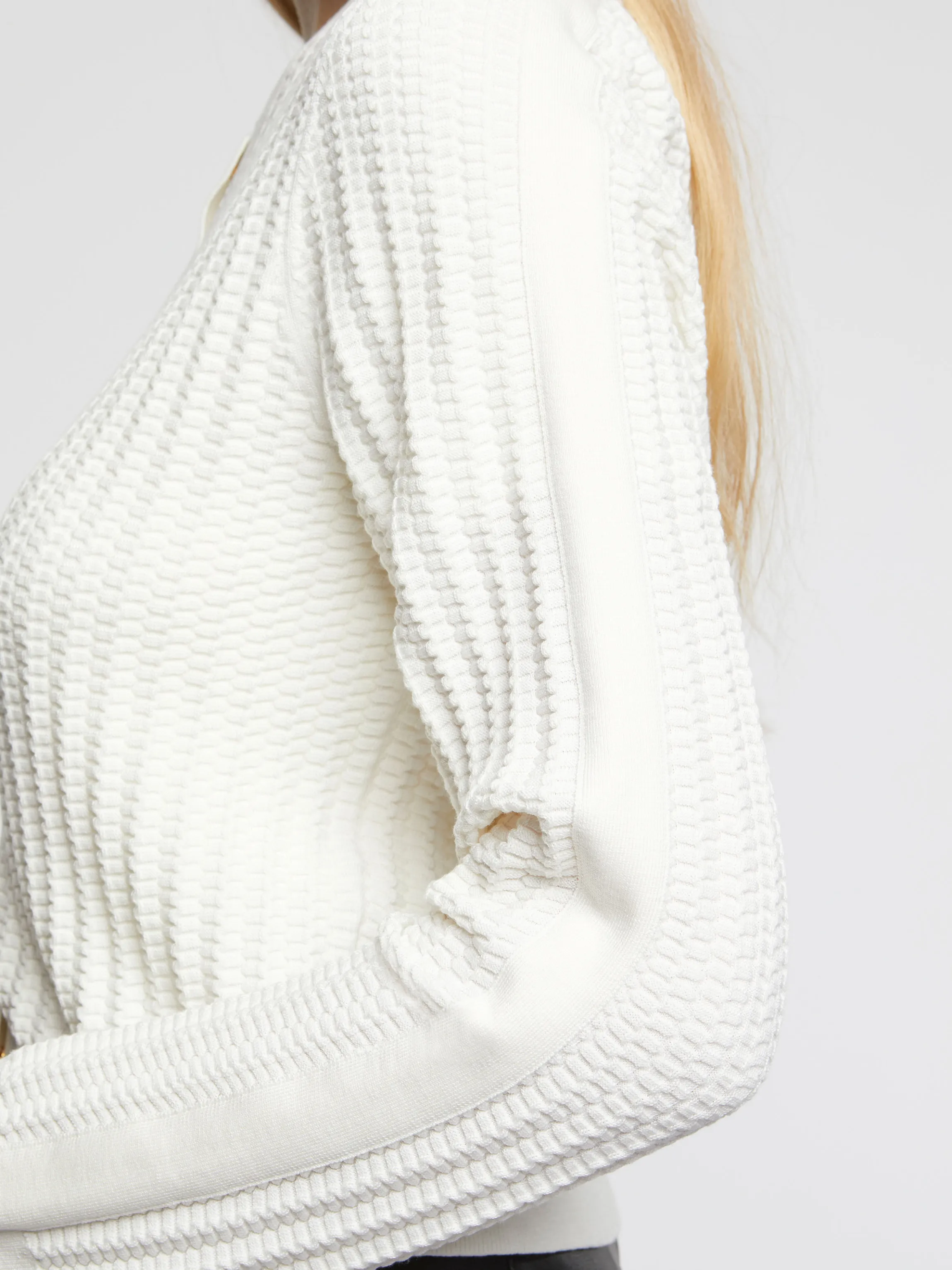 Shop Cardigan En Soie A Points Fantaisie Femme Pulls Et Cardigans