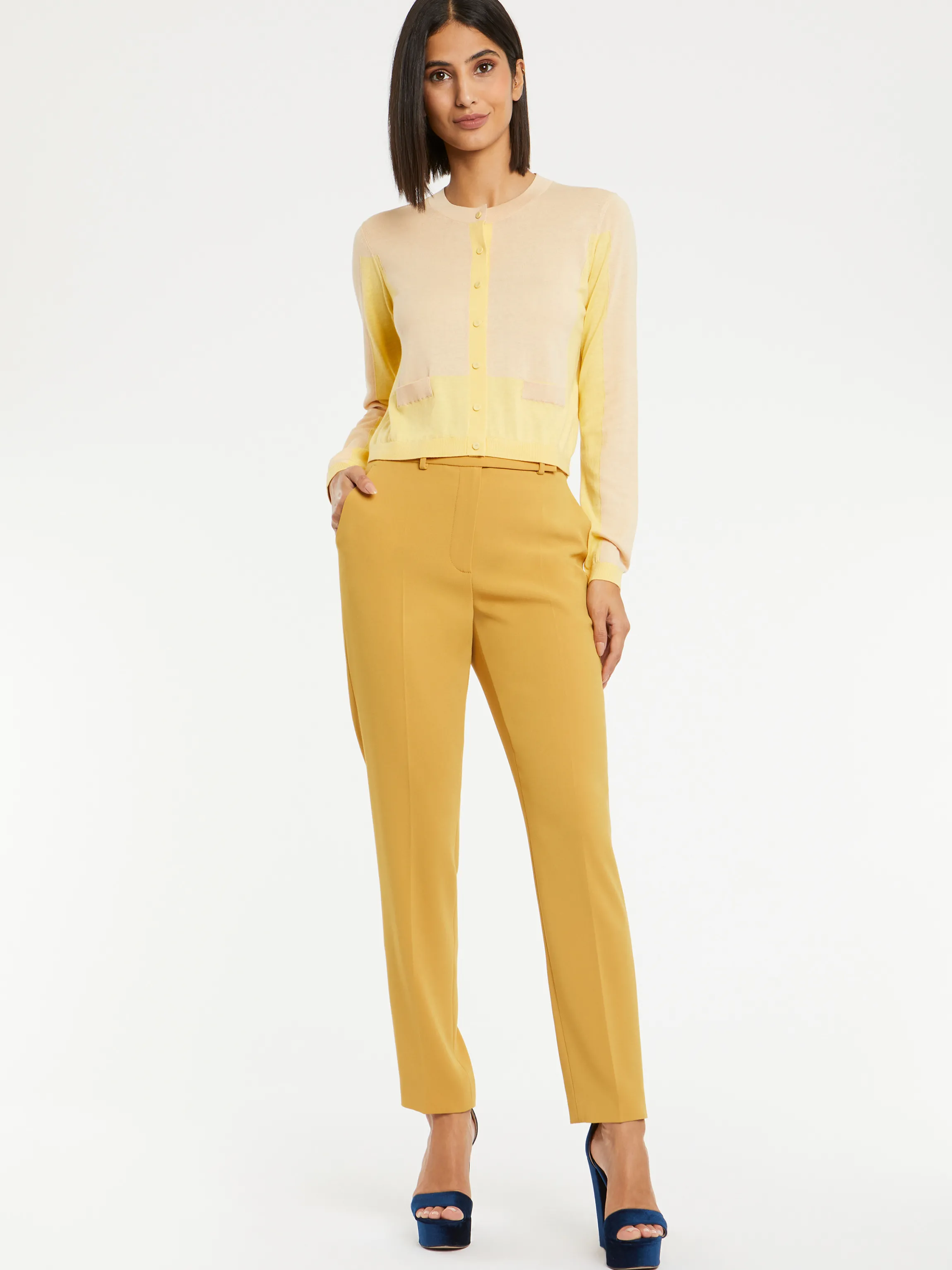Shop Cardigan En Soie Et Coton Femme Pulls Et Cardigans