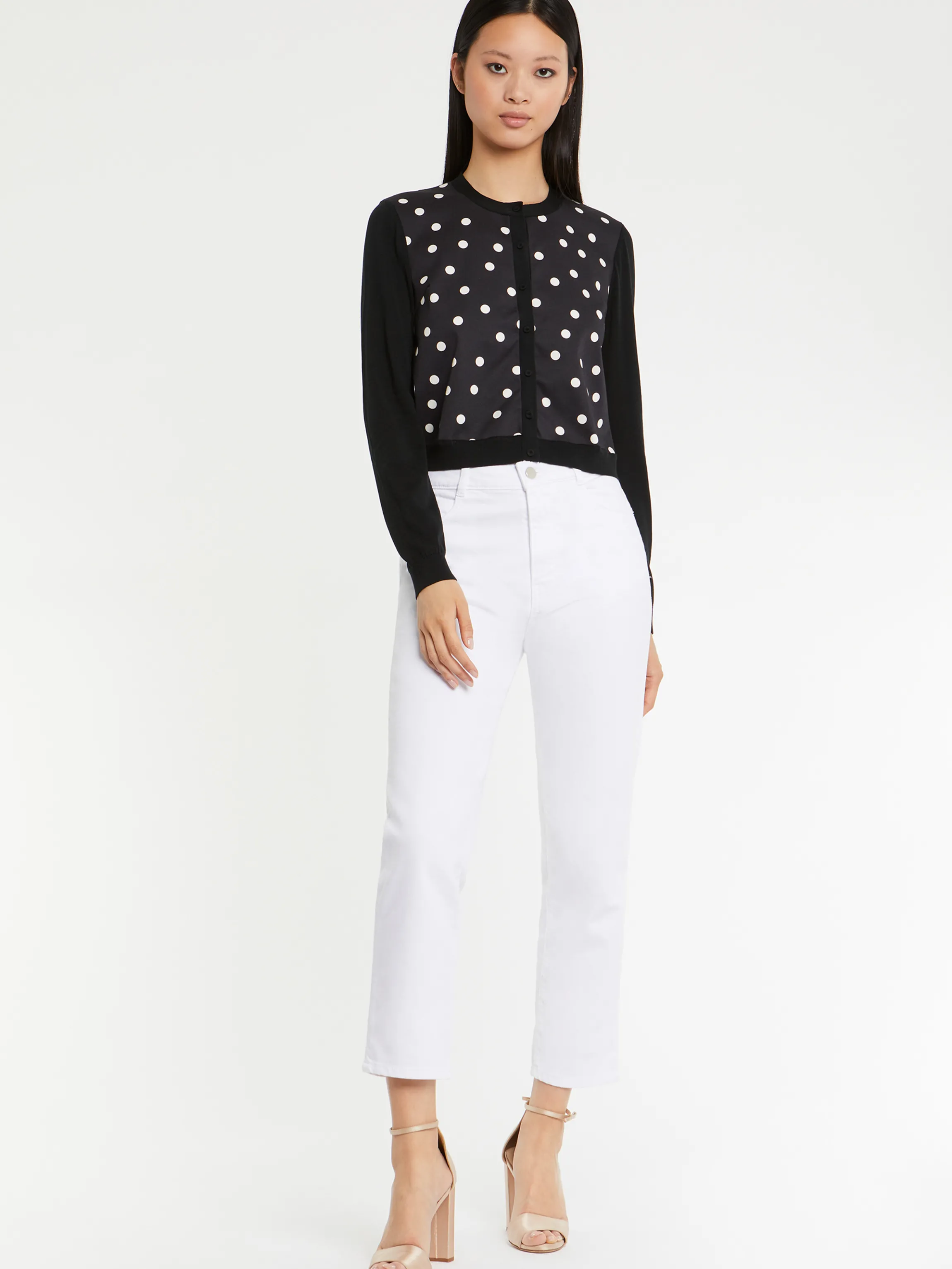 Store Cardigan En Soie Et Coton Femme Pulls Et Cardigans