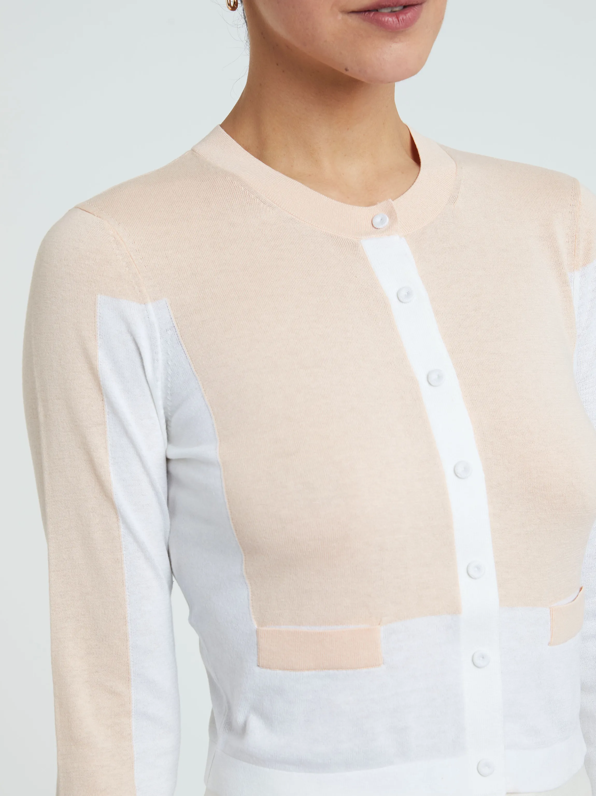 Hot Cardigan En Soie Et Coton Femme Pulls Et Cardigans