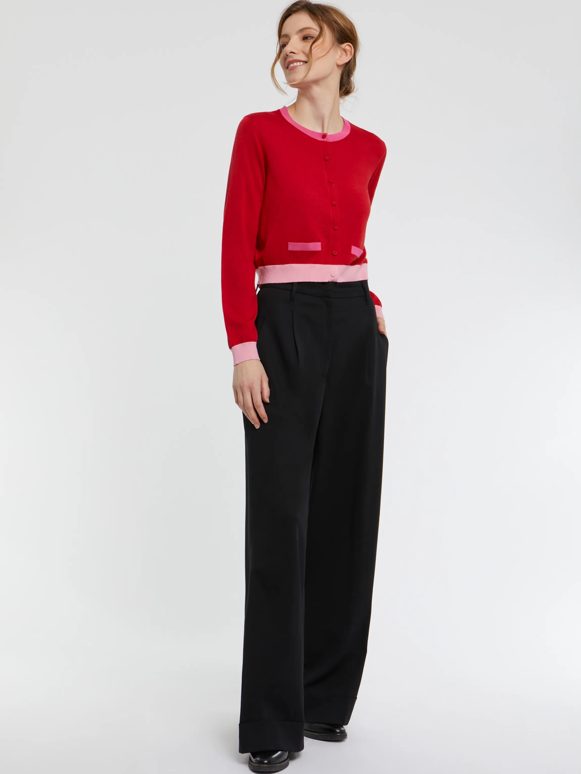 Shop Cardigan En Soie Melangee Femme Pulls Et Cardigans