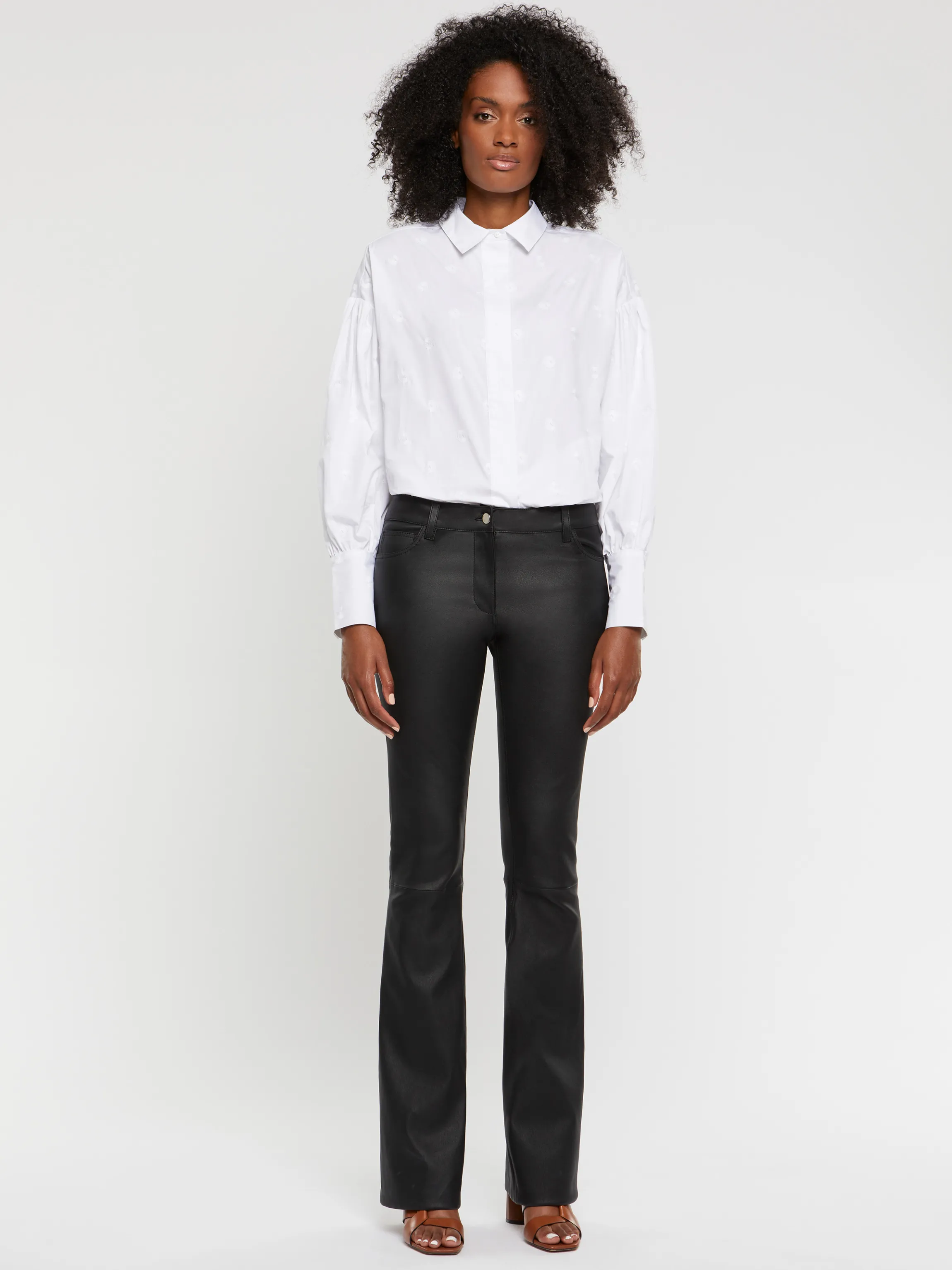 Online Chemise Brodee En Popeline De Coton Femme Tops