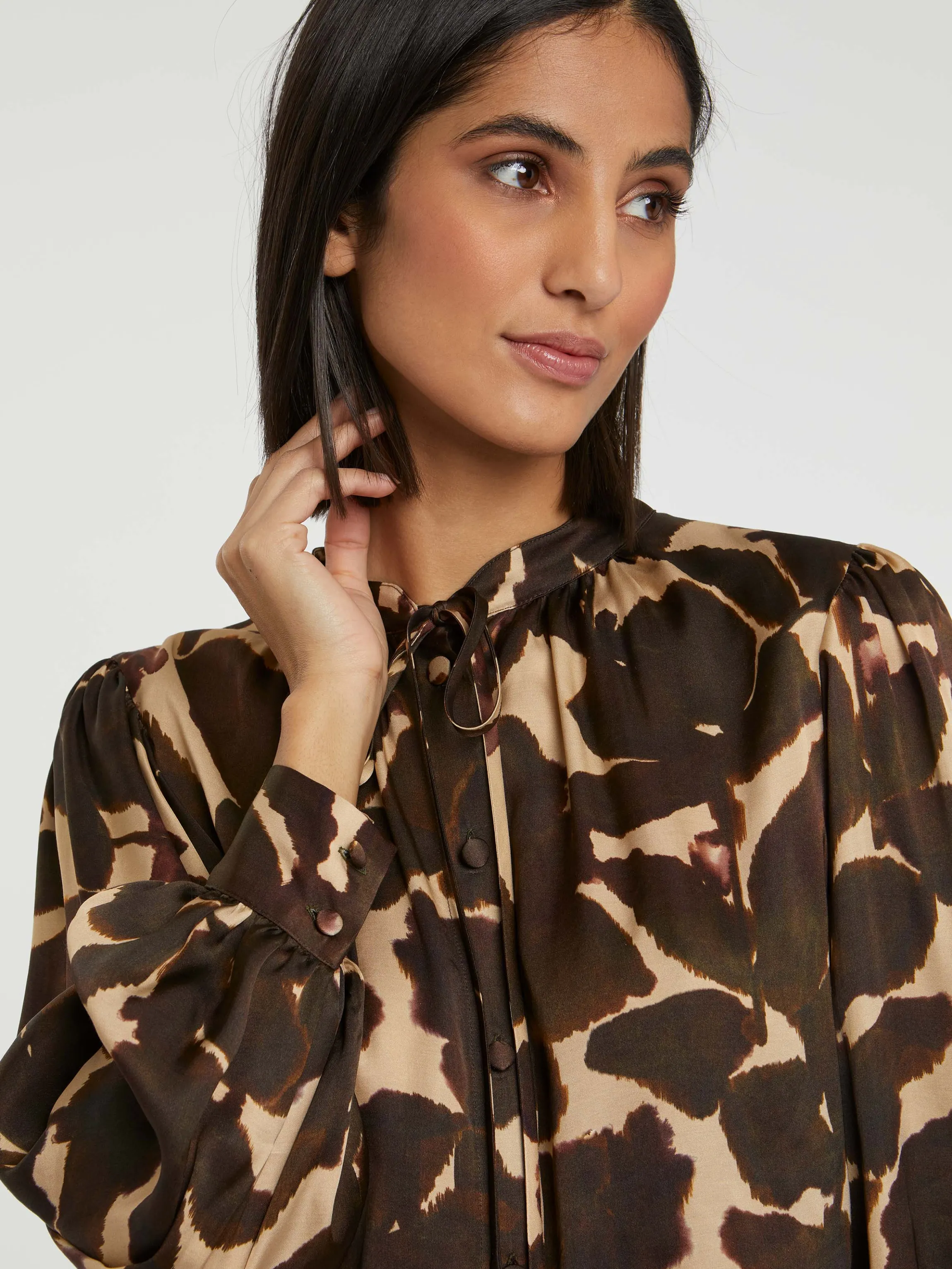 Flash Sale Chemisier A Fleurs En Viscose Femme Tops