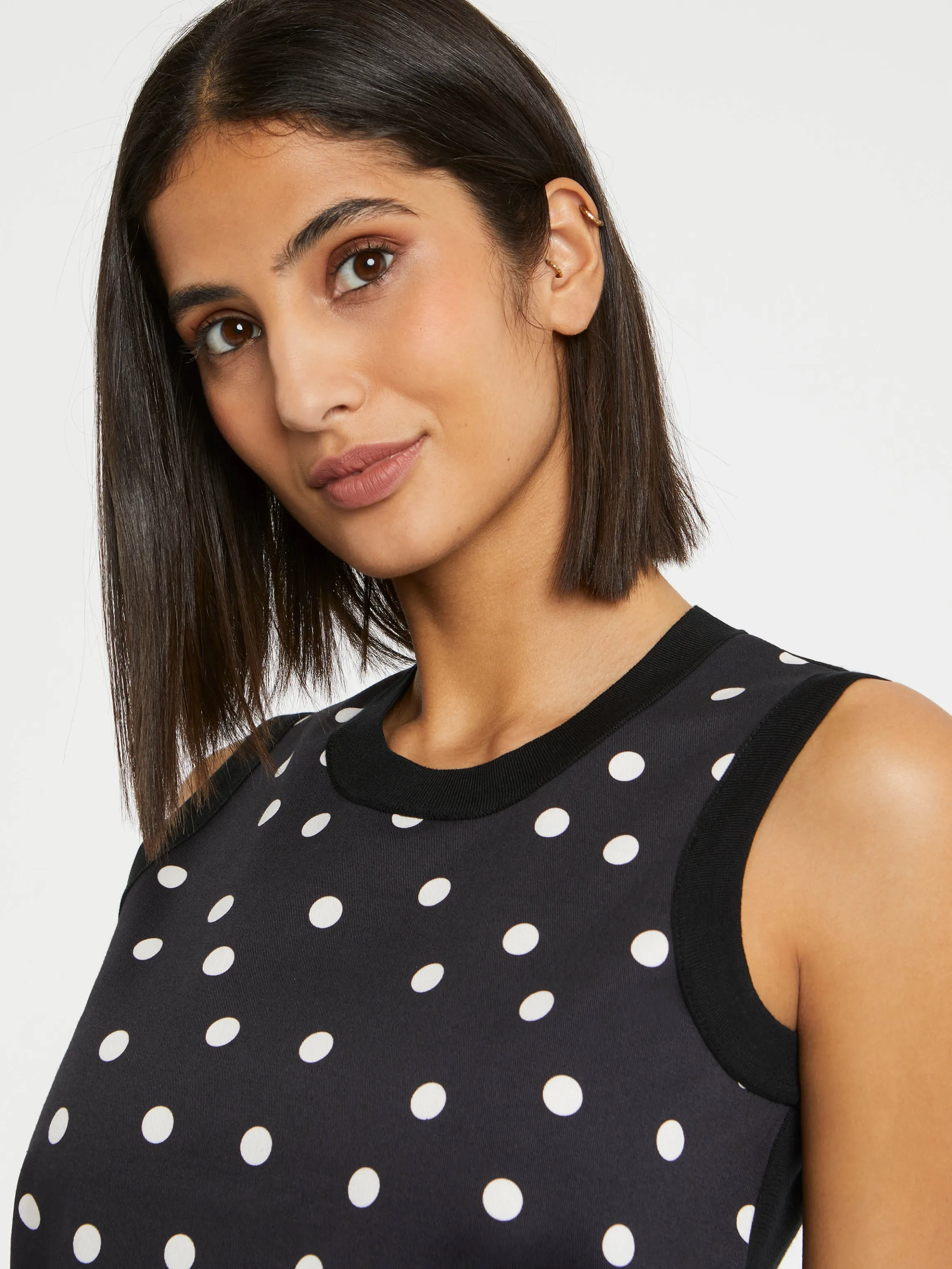Best Sale Debardeur En Soie Et Coton Femme Tops