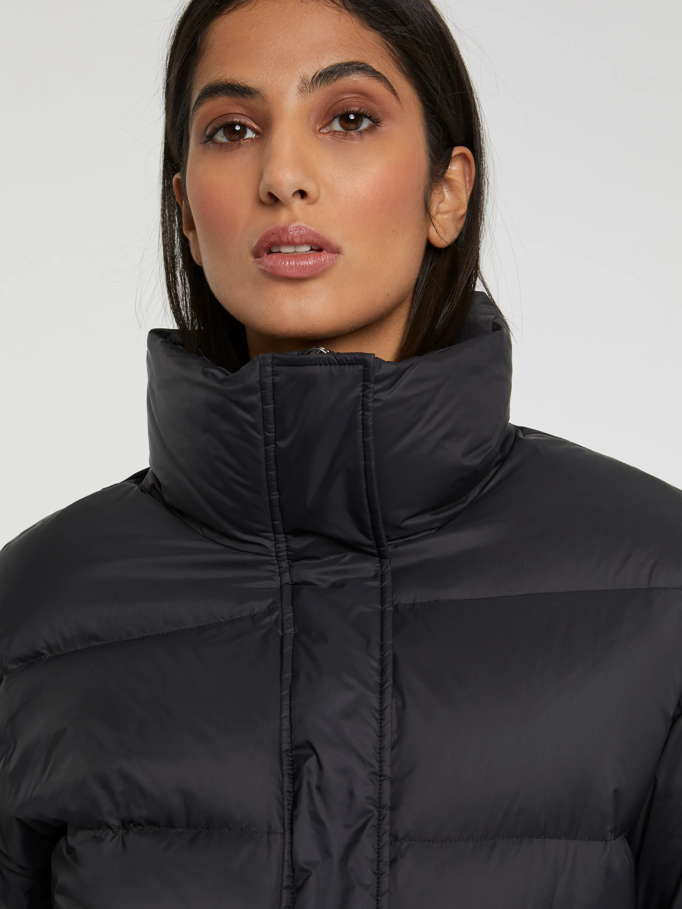 Best Sale Doudoune Matelassee A Col Femme Manteaux