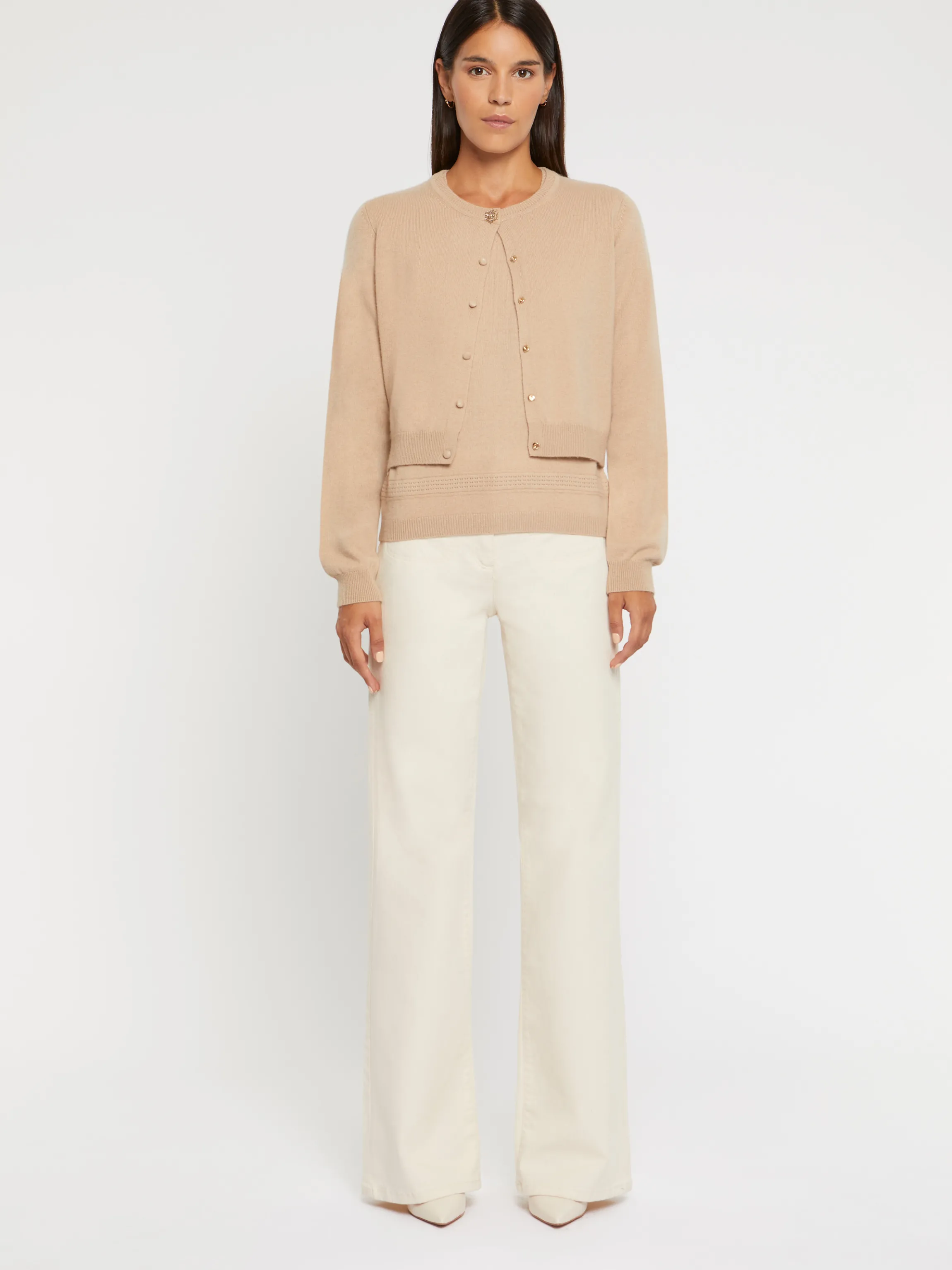 Sale Gilet Court En Cachemire Femme Pulls Et Cardigans