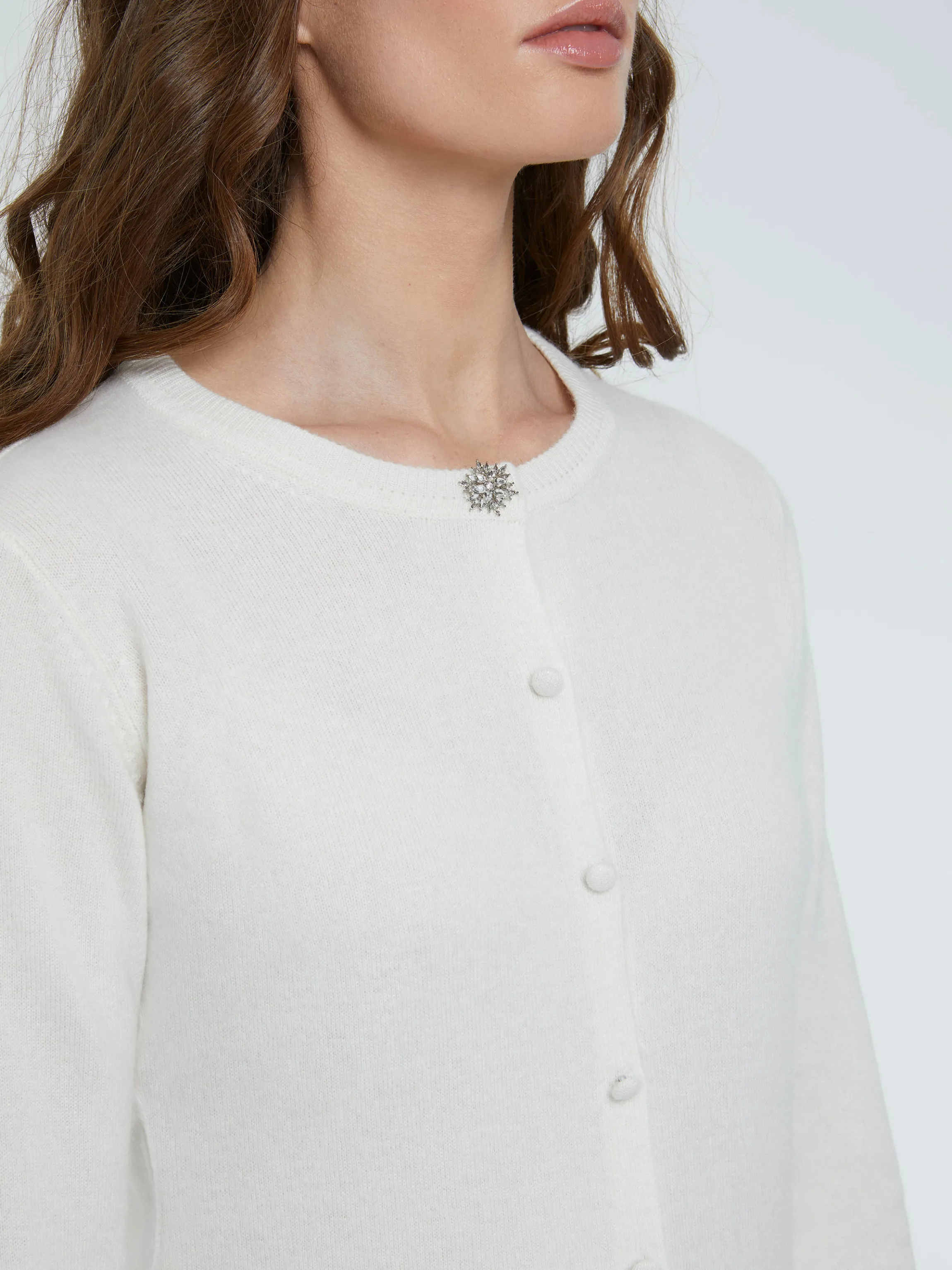 Clearance Gilet Court En Cachemire Femme Pulls Et Cardigans