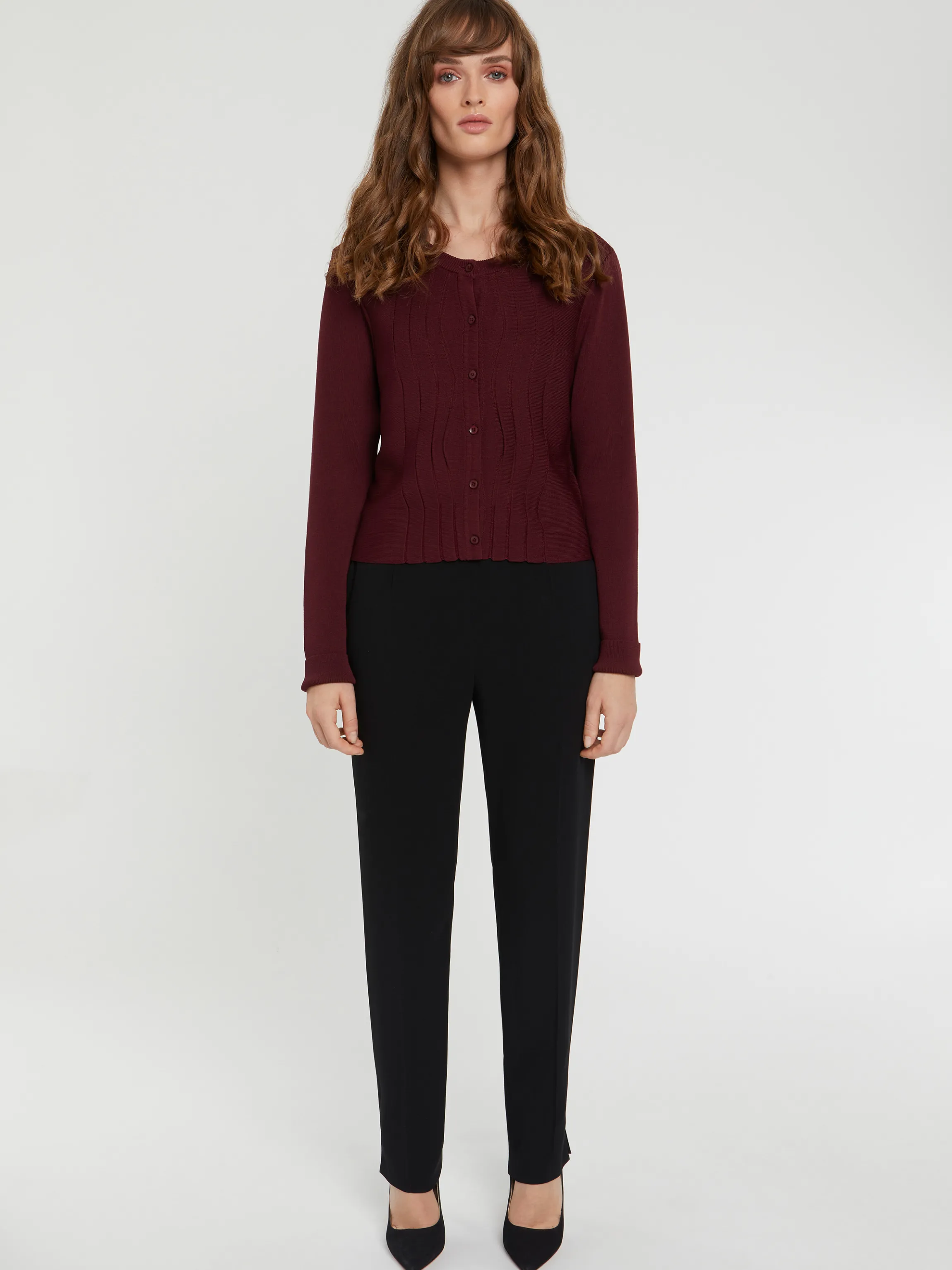 Online Gilet En Maille Viscose Femme Pulls Et Cardigans
