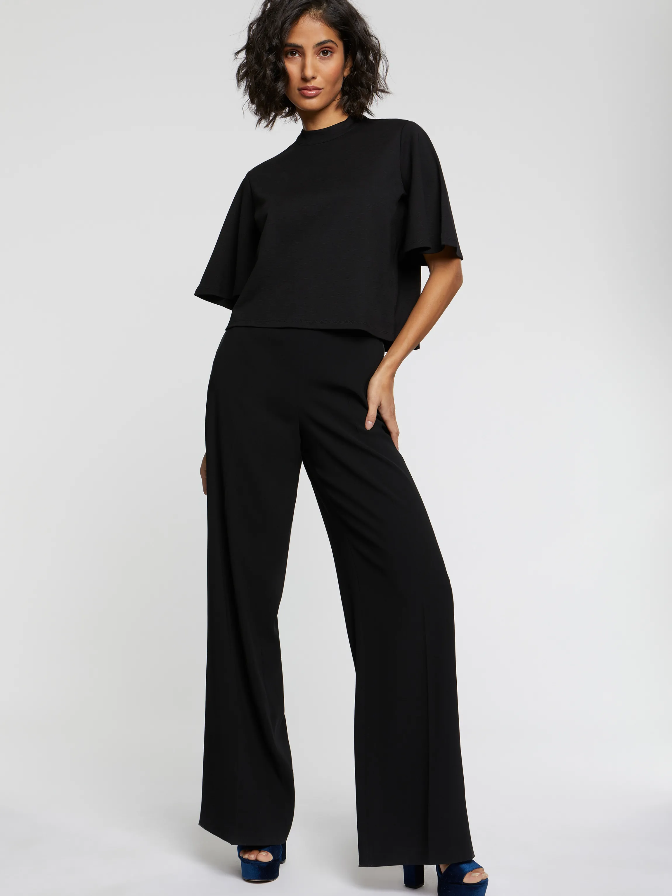 Best Haut Court Et Ample En Jersey Femme Pulls Et Cardigans