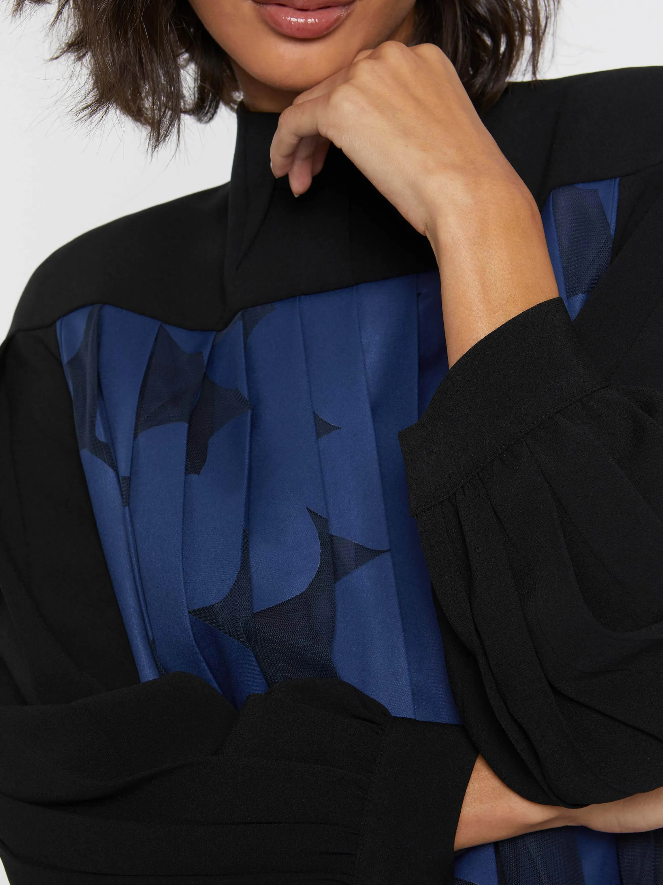 Fashion Haut En Crepe Envers Satin Femme Tops