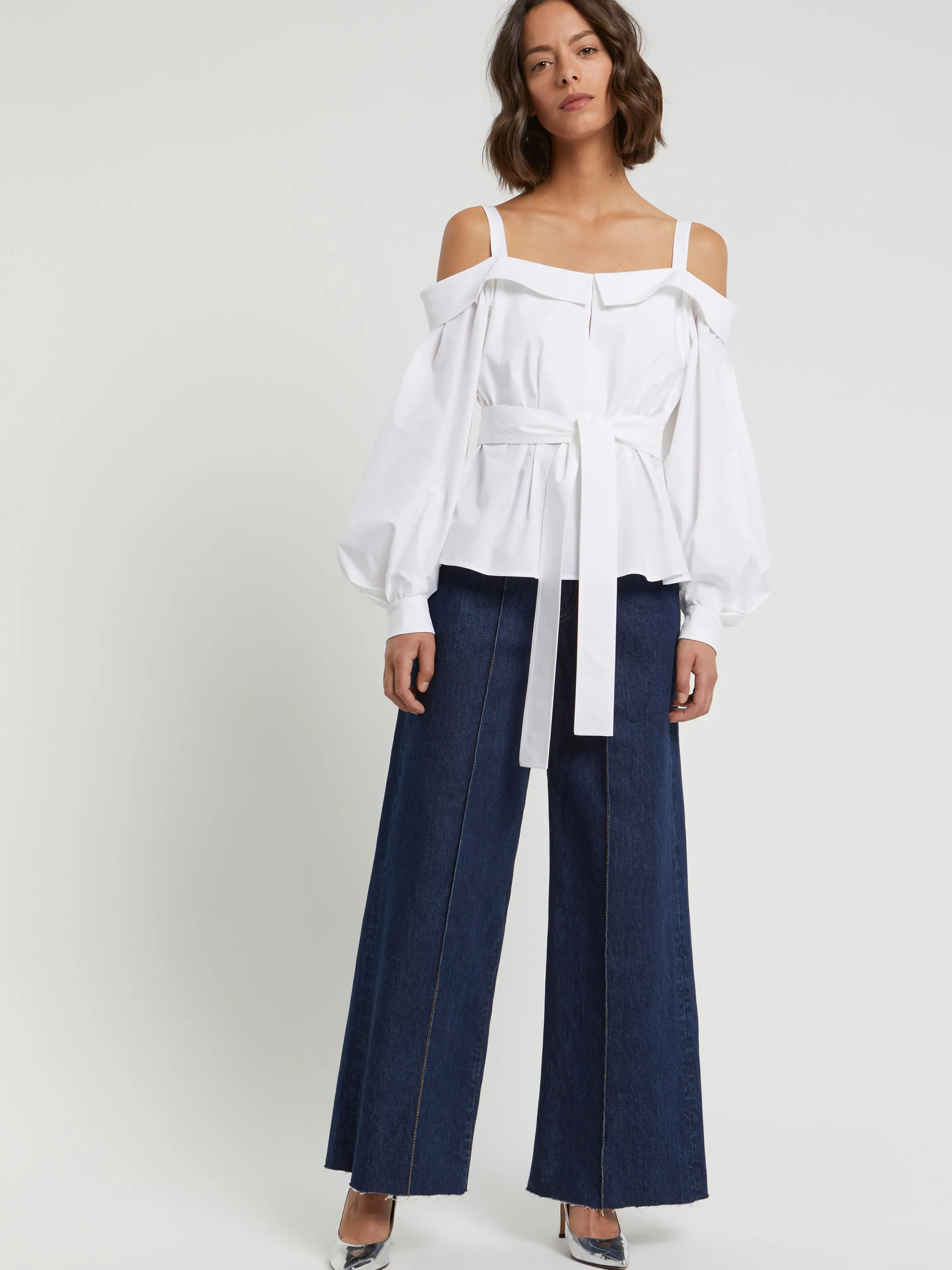 Shop Haut En Popeline De Coton Femme Tops