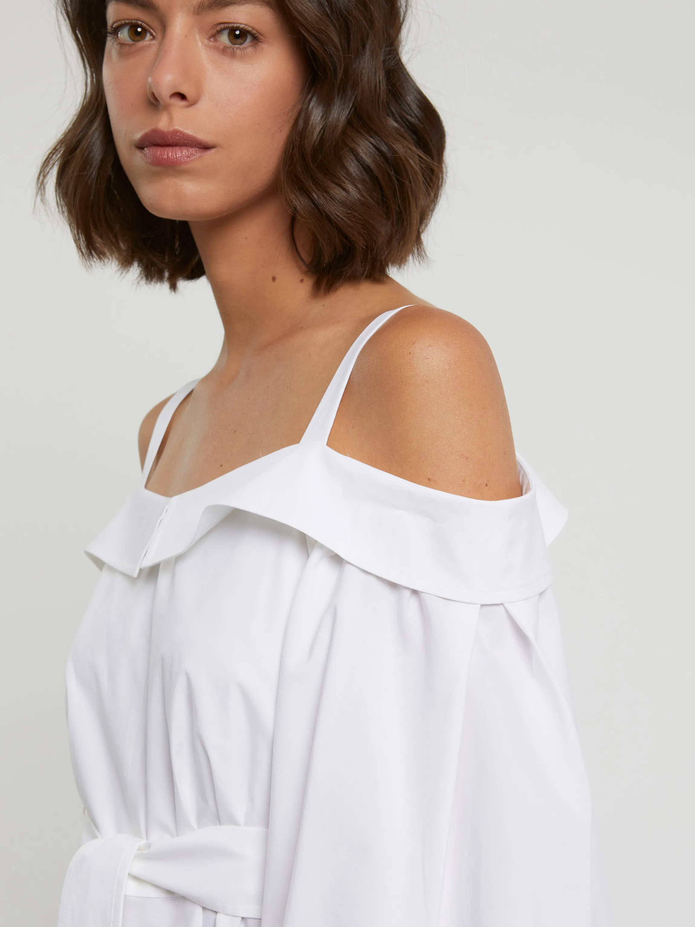 Shop Haut En Popeline De Coton Femme Tops
