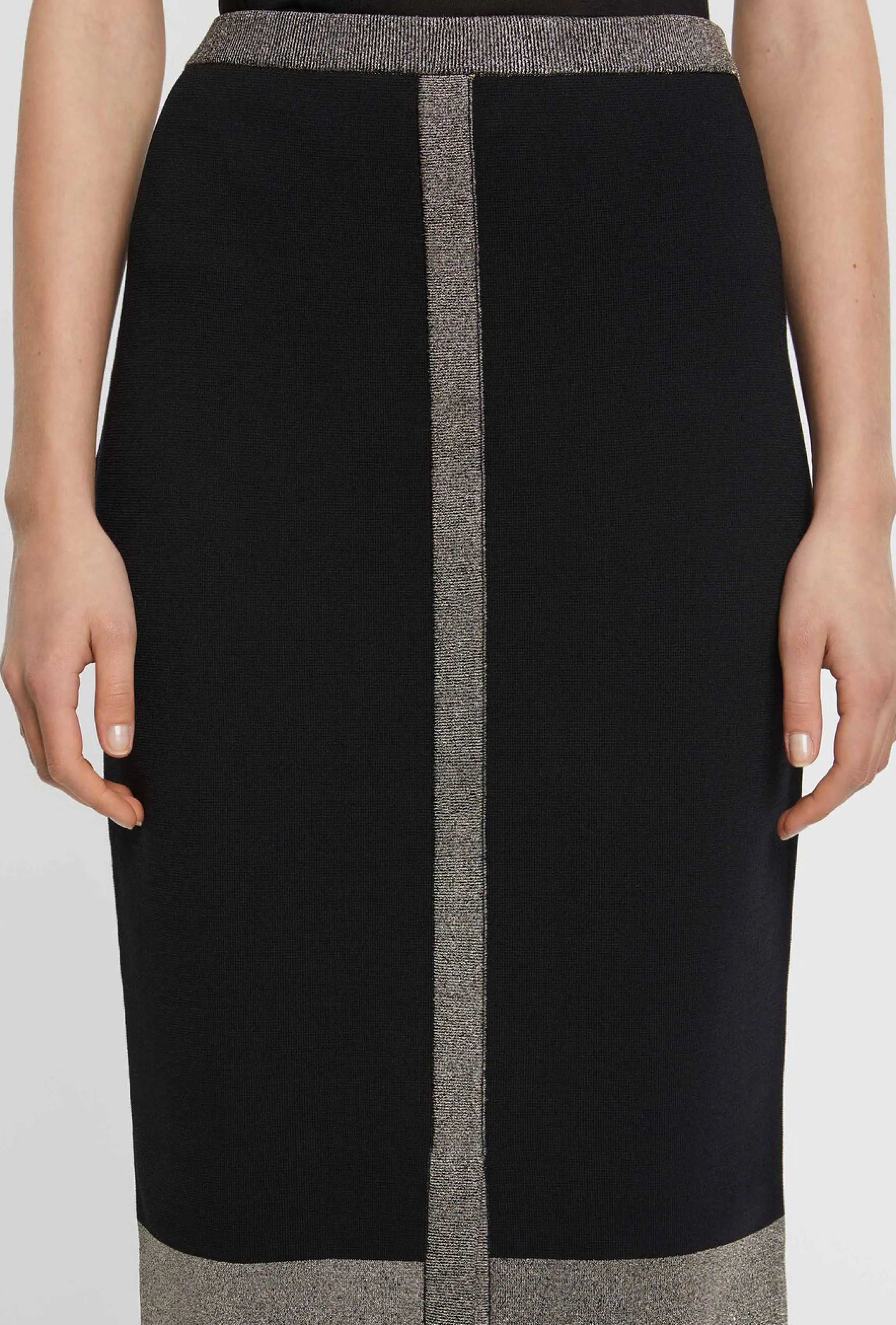 Outlet Jupe Crayon En Maille Milano Et Lurex Femme Jupes