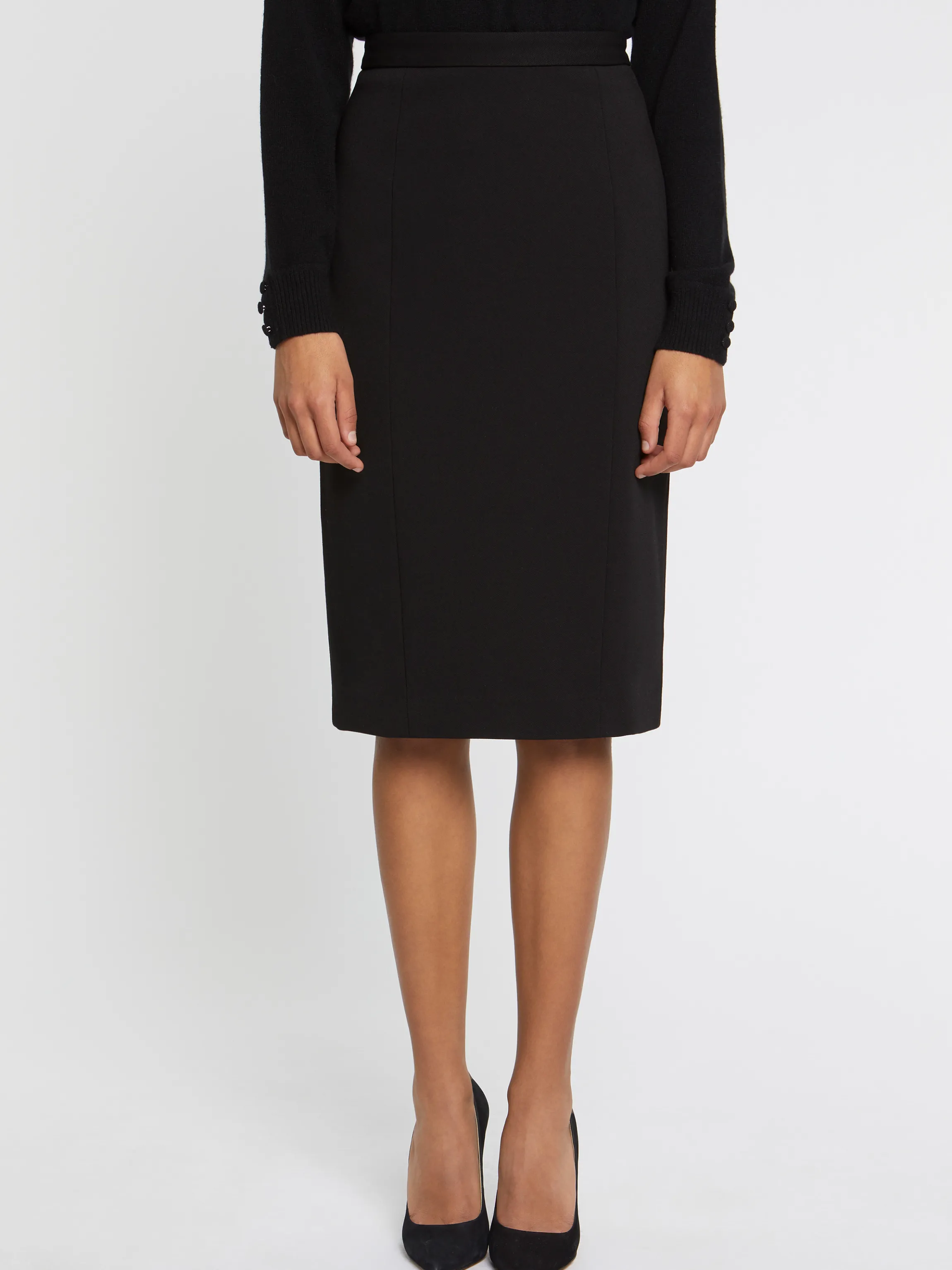 Cheap Jupe Crayon Longueur Midi En Maille Femme Jupes