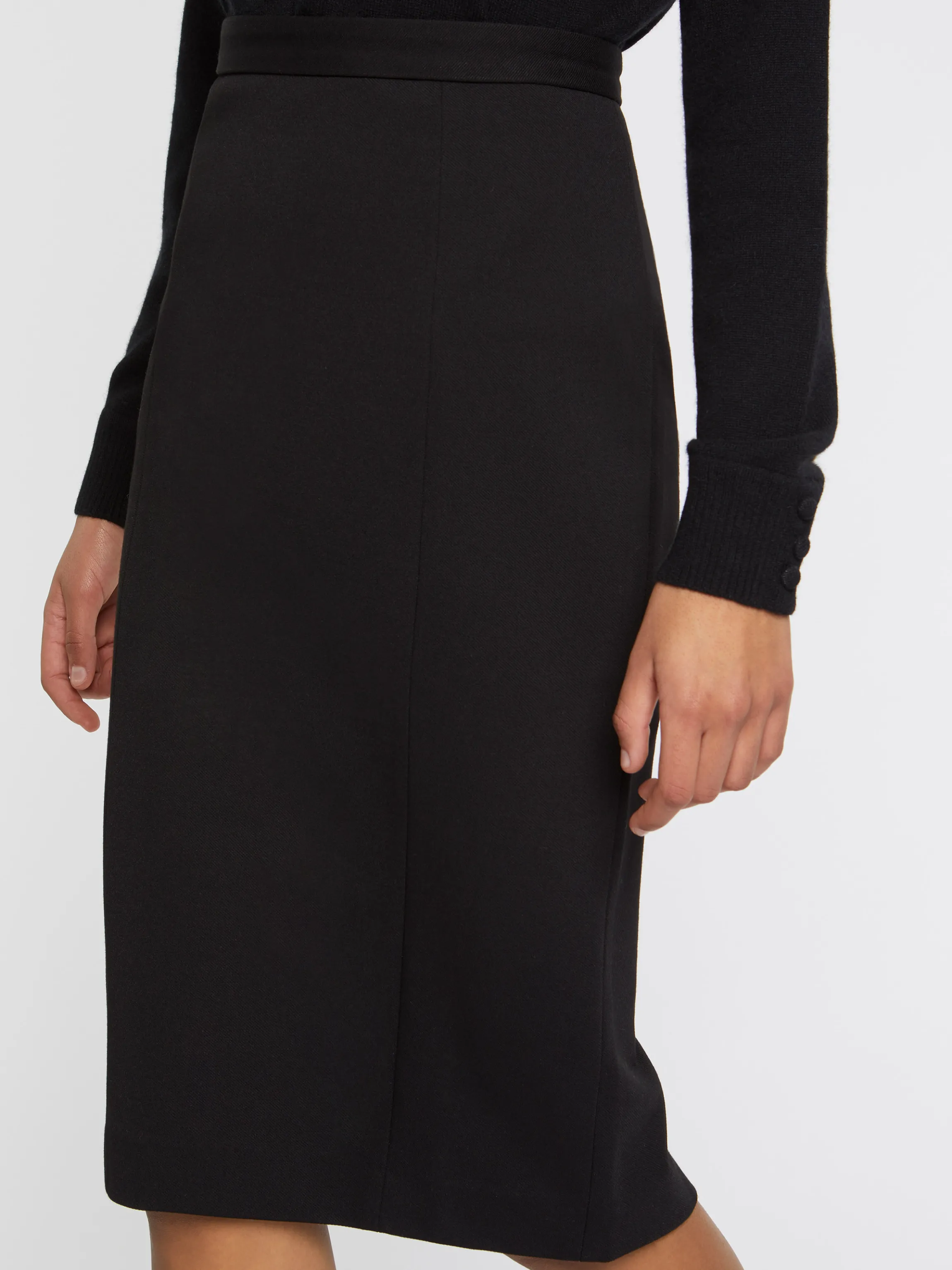 Cheap Jupe Crayon Longueur Midi En Maille Femme Jupes