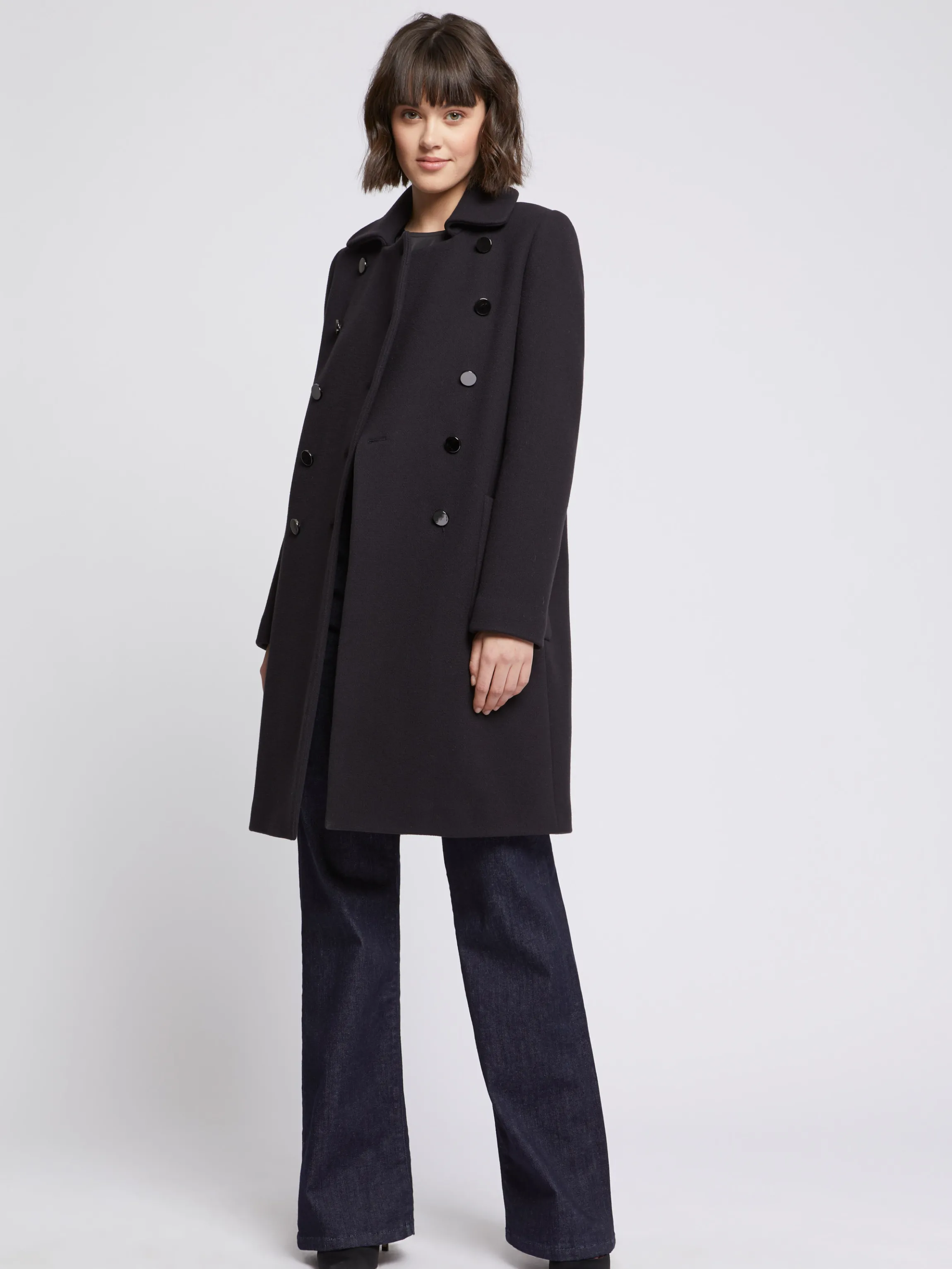 Cheap Manteau En Laine A Double Boutonnage Femme Manteaux