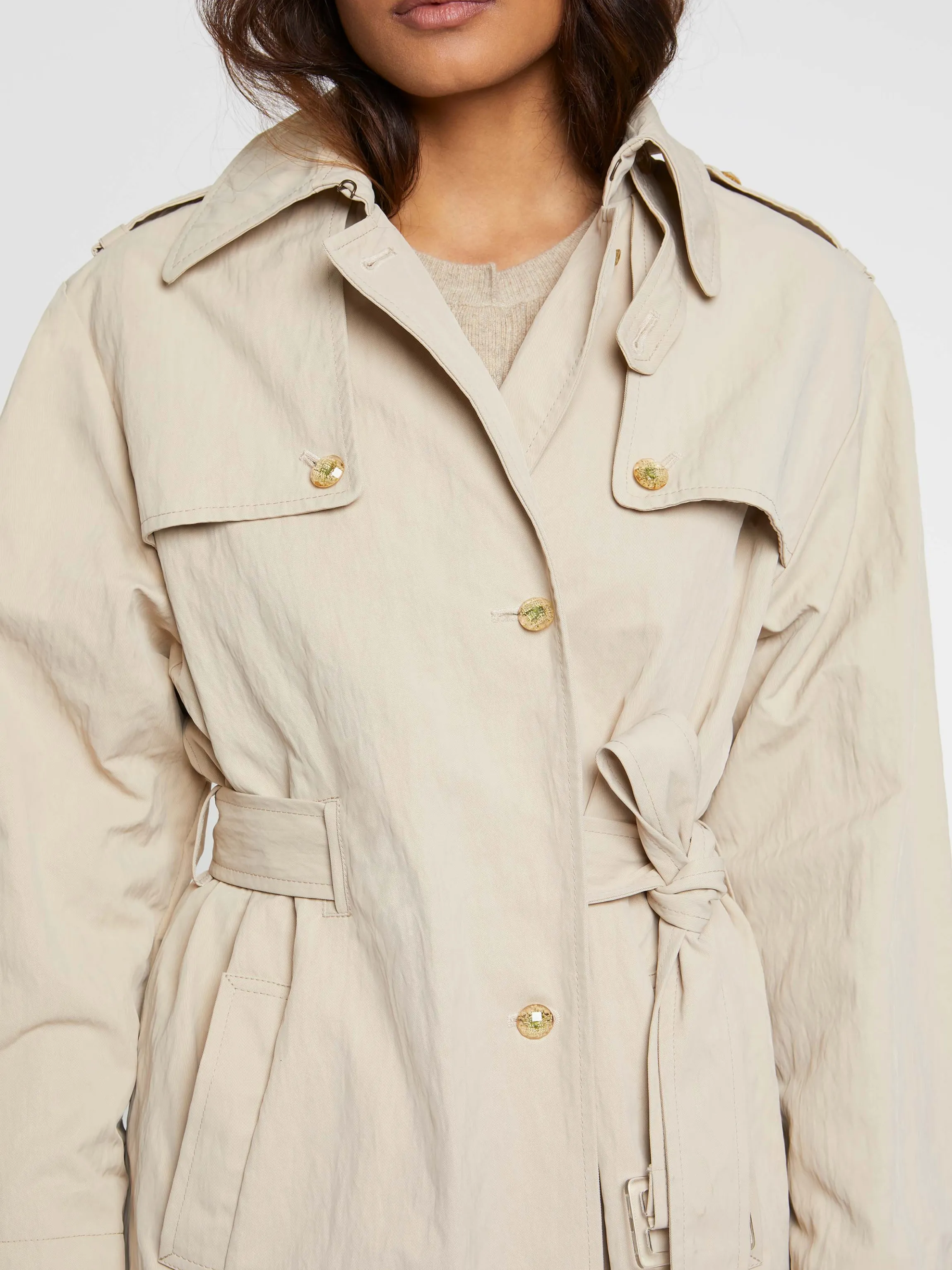 Clearance Manteau Long Style Trench Femme Manteaux