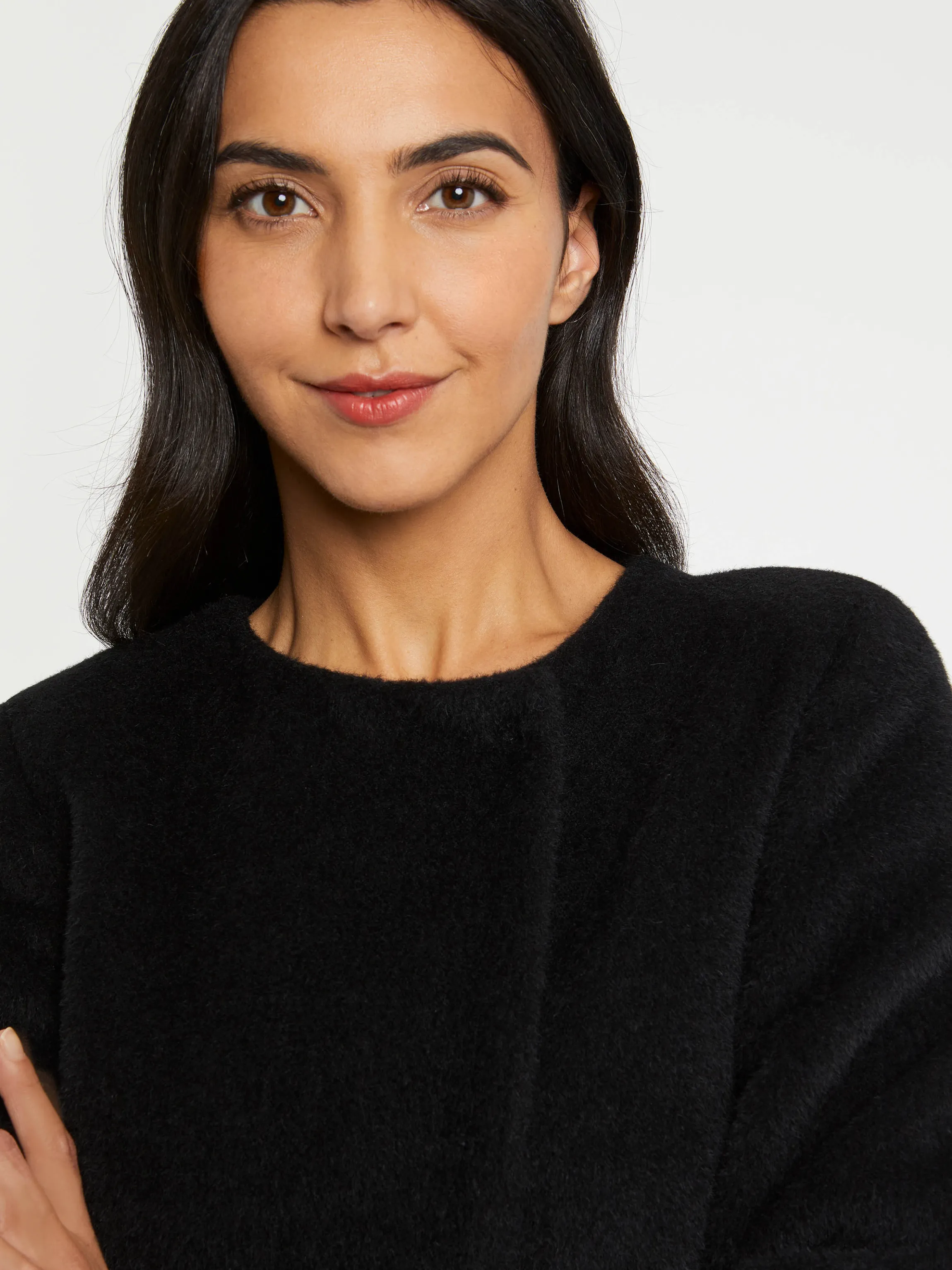 Store Manteau Mi-Long En Alpaga Femme Manteaux