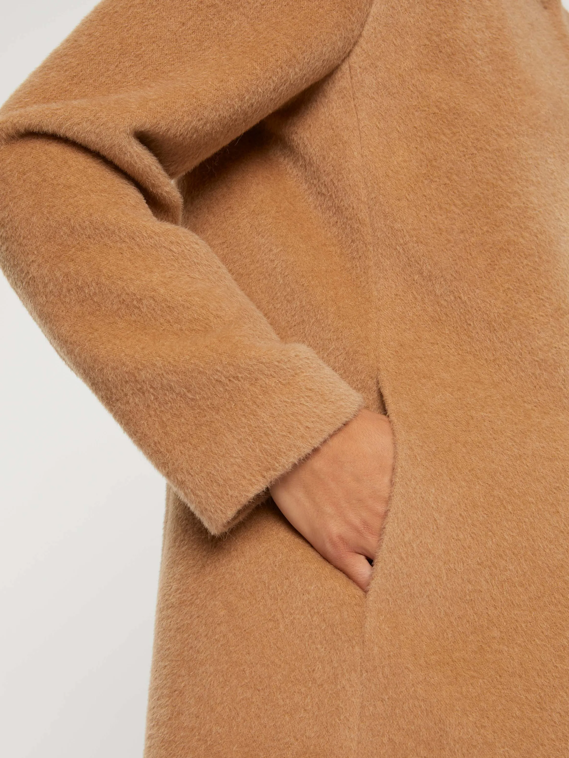 Store Manteau Mi-Long En Alpaga Femme Manteaux