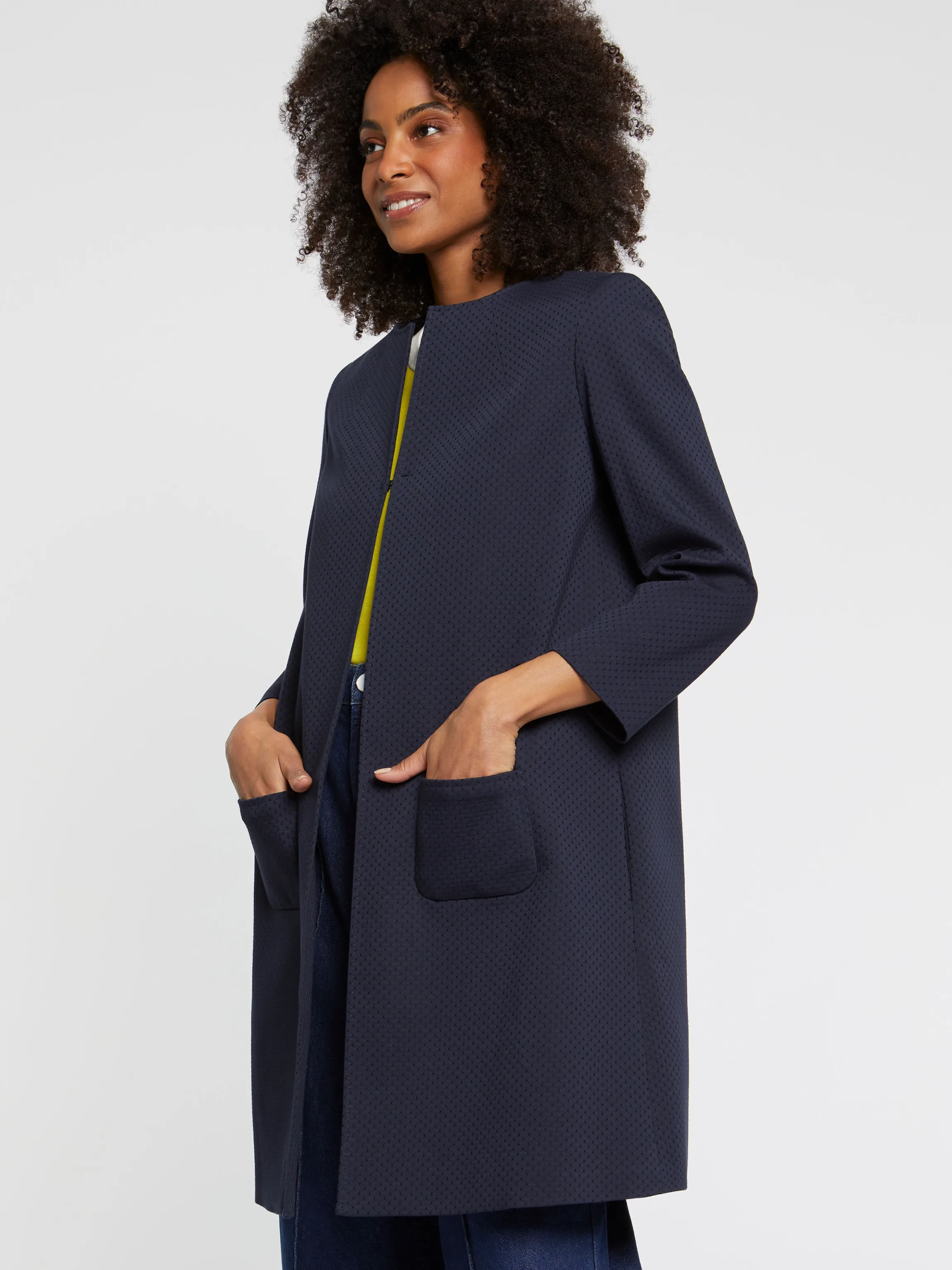 manteau_milong_en_jacquard_plumetis_2-1.webp Flash Sale Manteau Mi-Long En Jacquard Plumetis Femme Manteaux