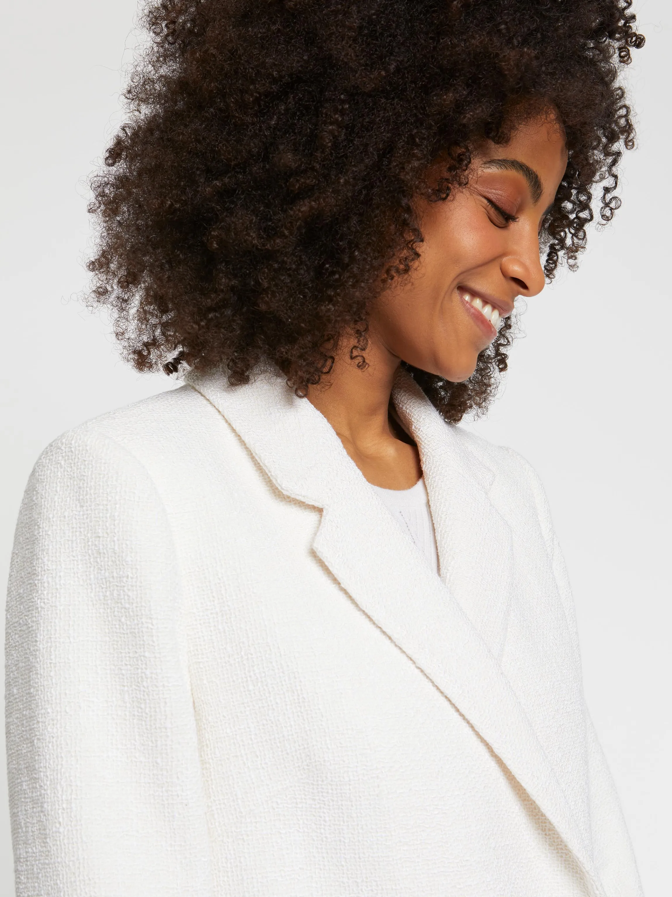 Cheap Manteau Ultra Long En Tweed Femme Manteaux