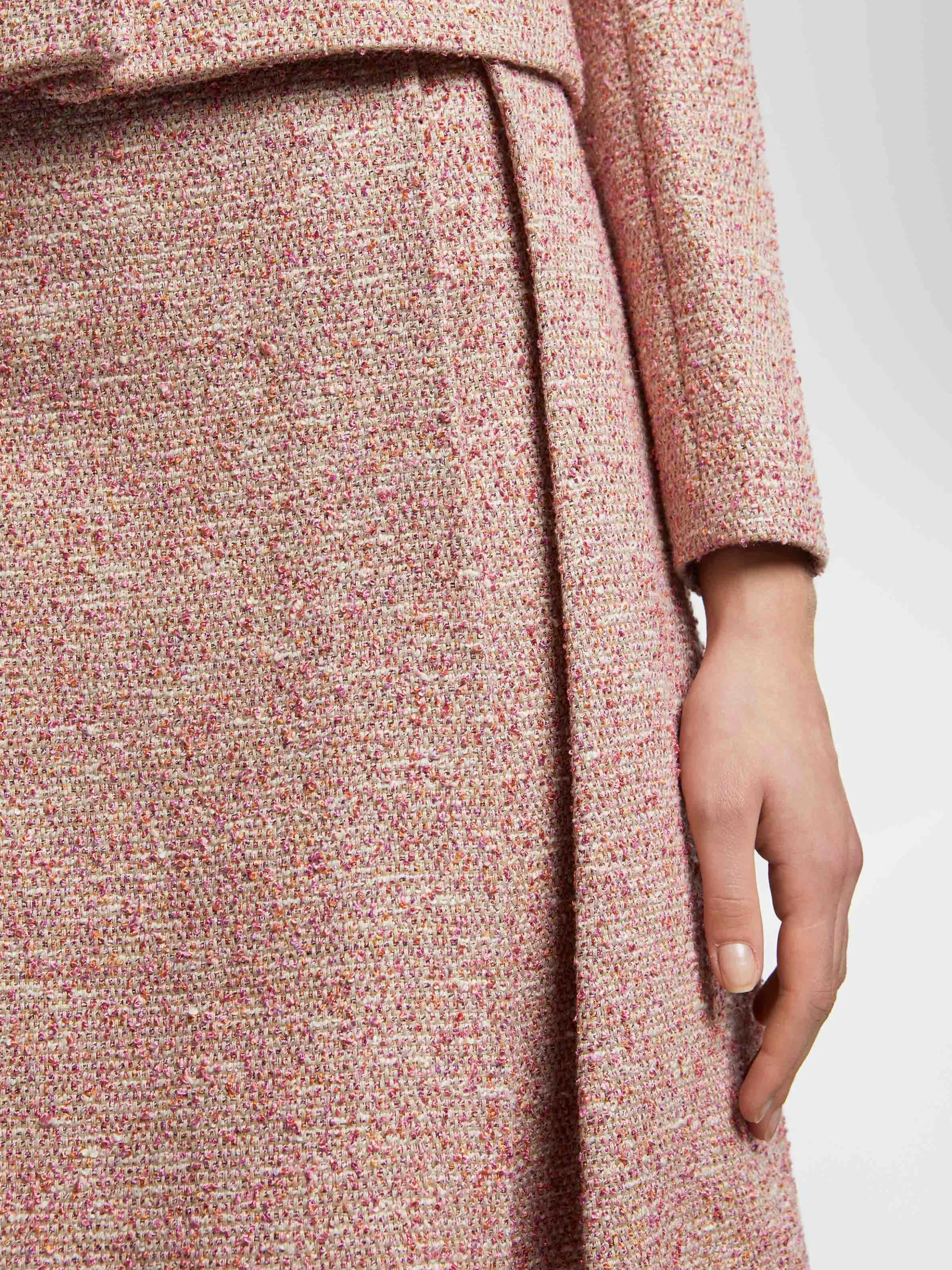 Best Mini-Jupe Plissee En Tweed Femme Jupes