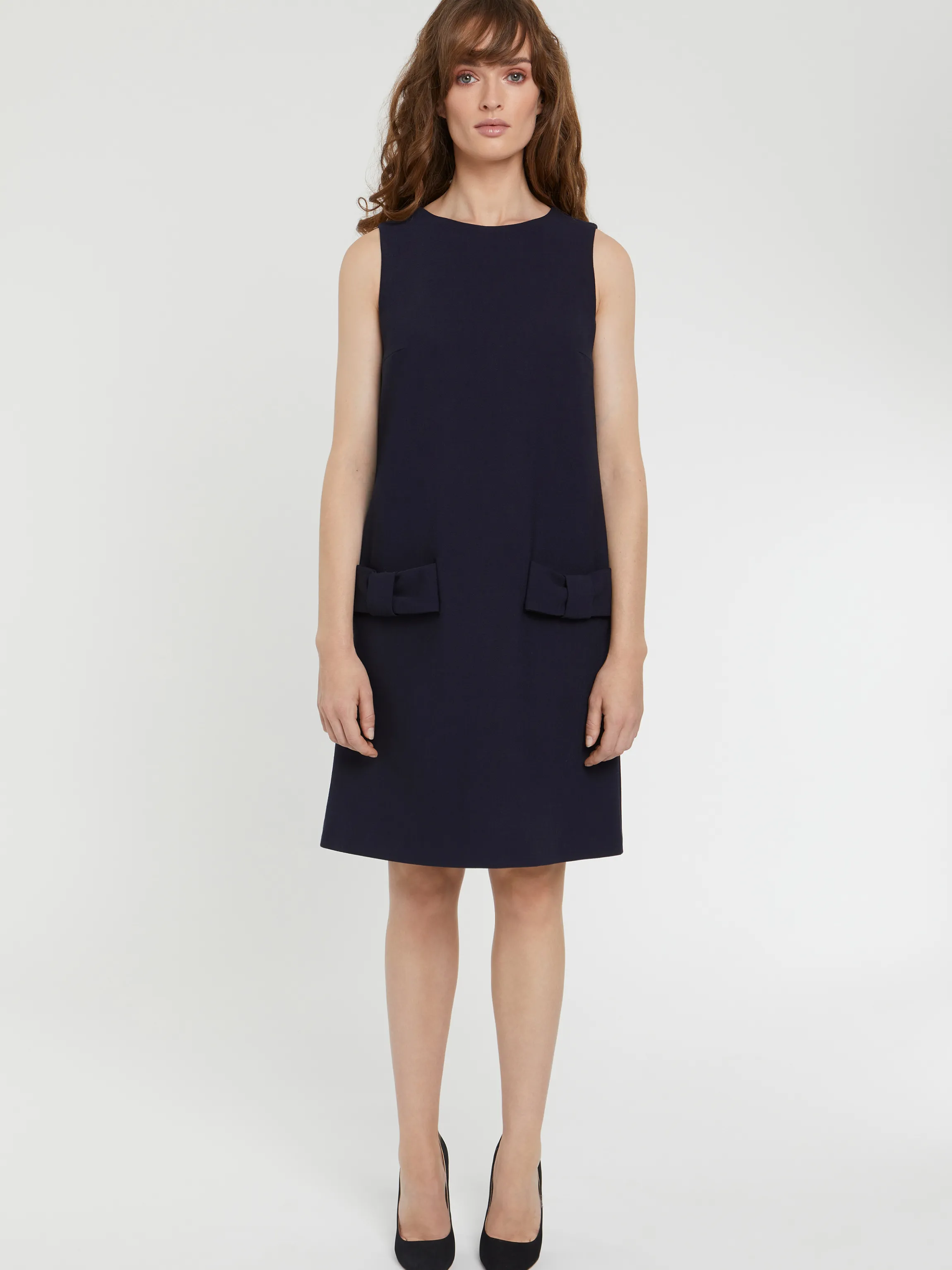 Store Mini-Robe A Noeuds En Tricotine Stretch Femme Robes