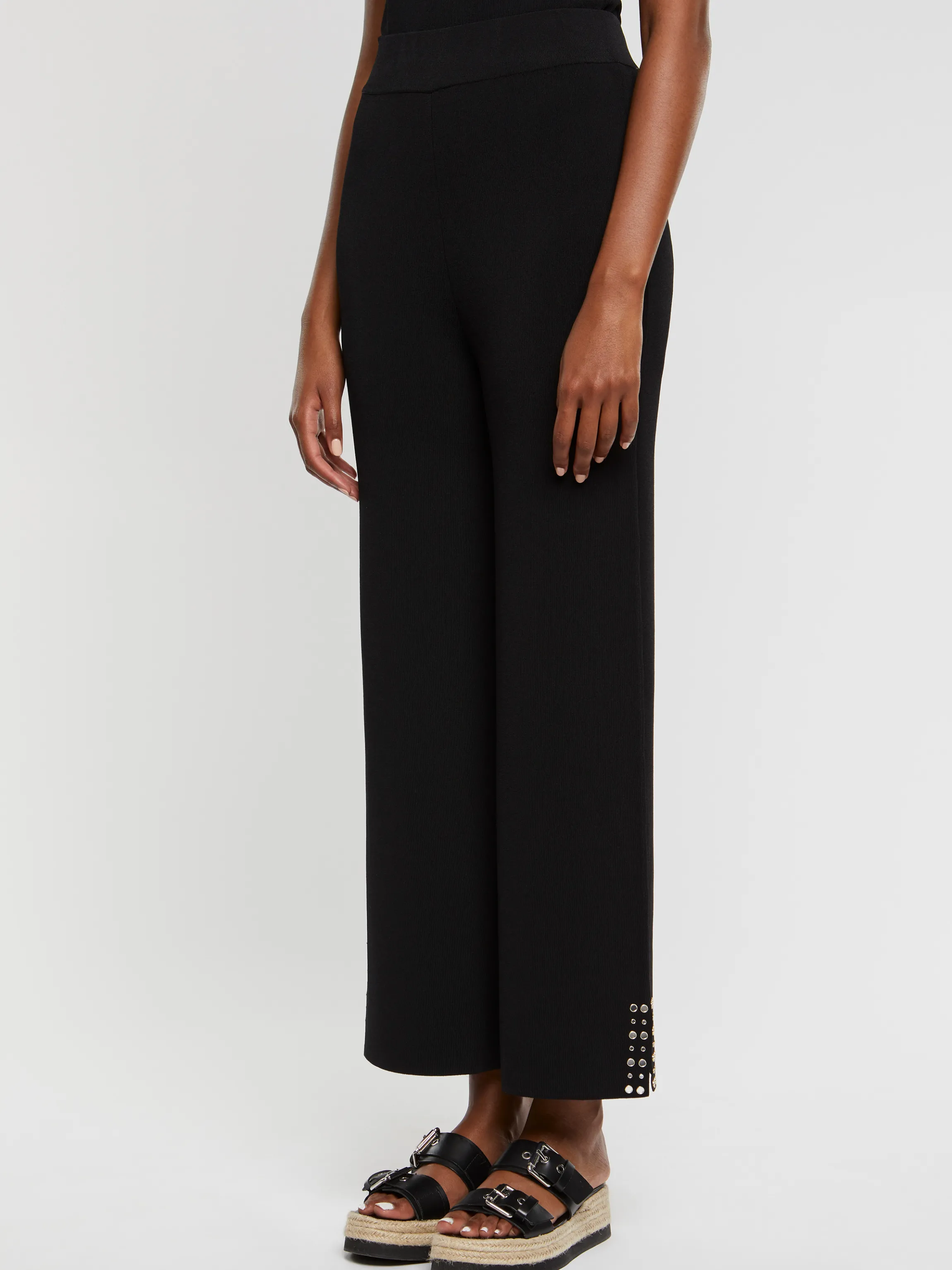 New Pantalon Bijoux En Maille Milano Femme Pulls Et Cardigans