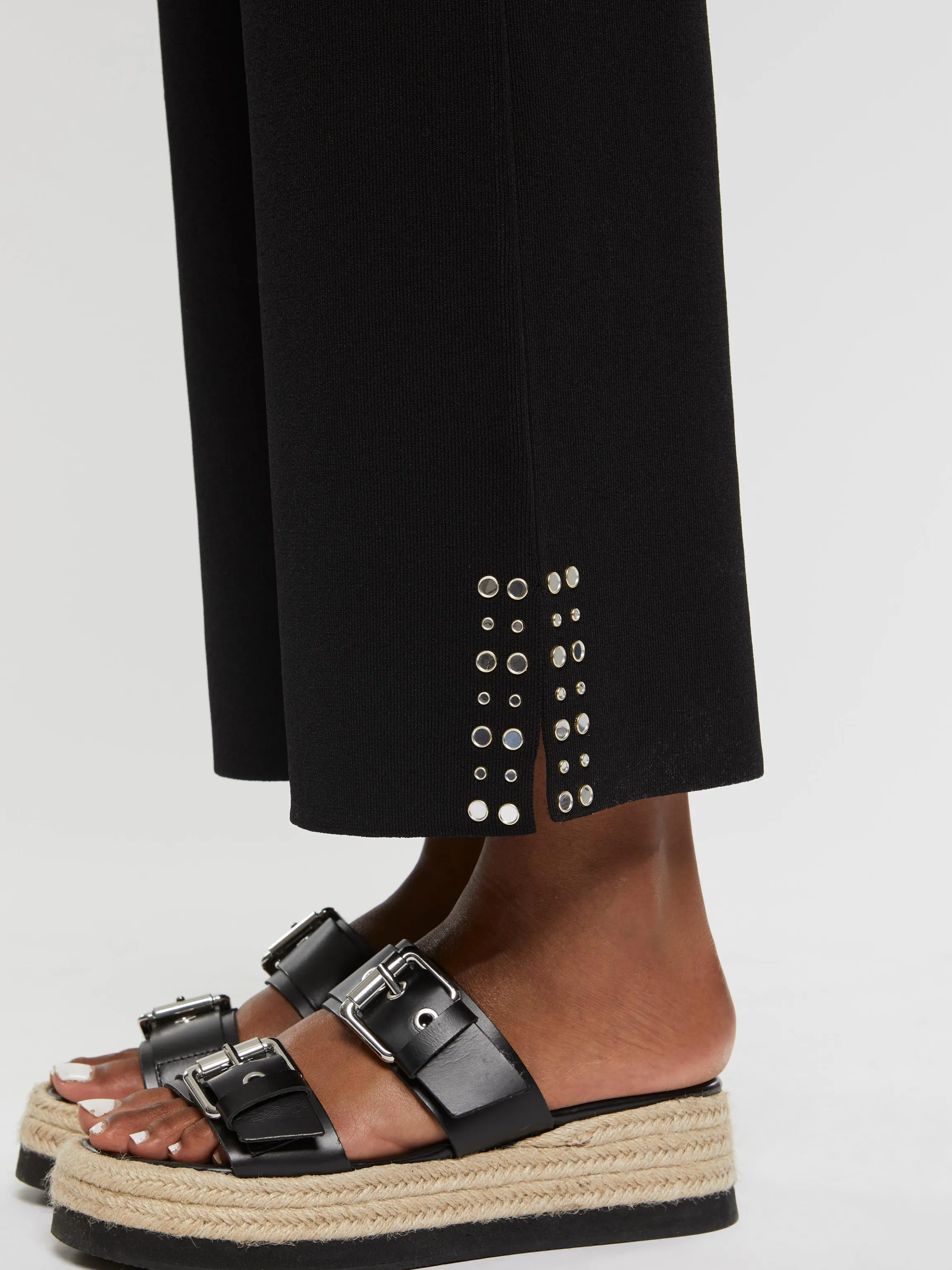 New Pantalon Bijoux En Maille Milano Femme Pulls Et Cardigans