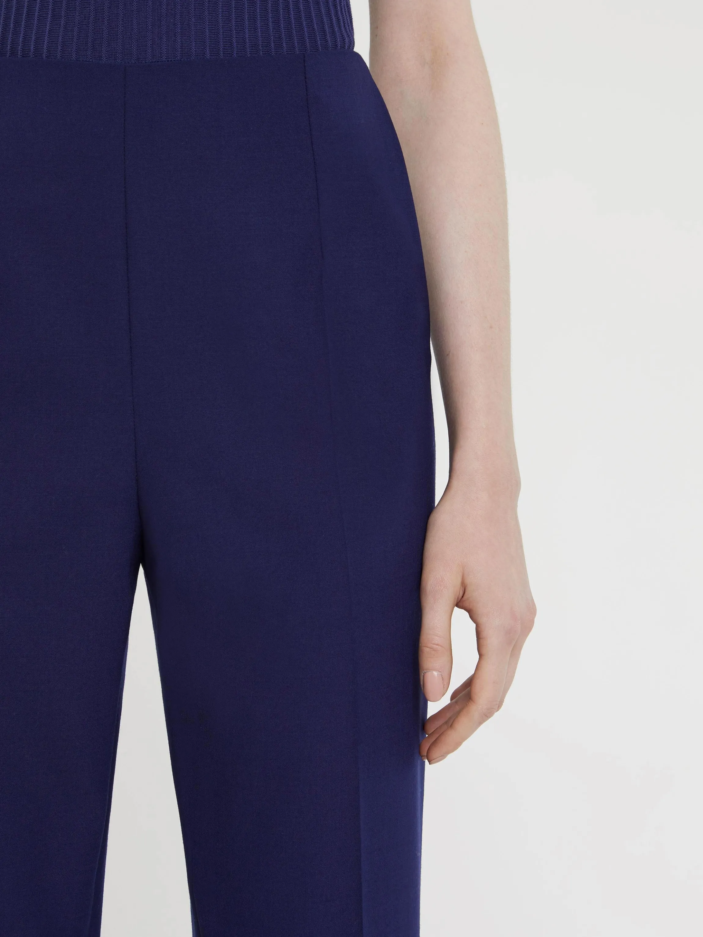 Flash Sale Pantalon Cigarette En Laine Fine Femme Pantalons Et Combinaisons