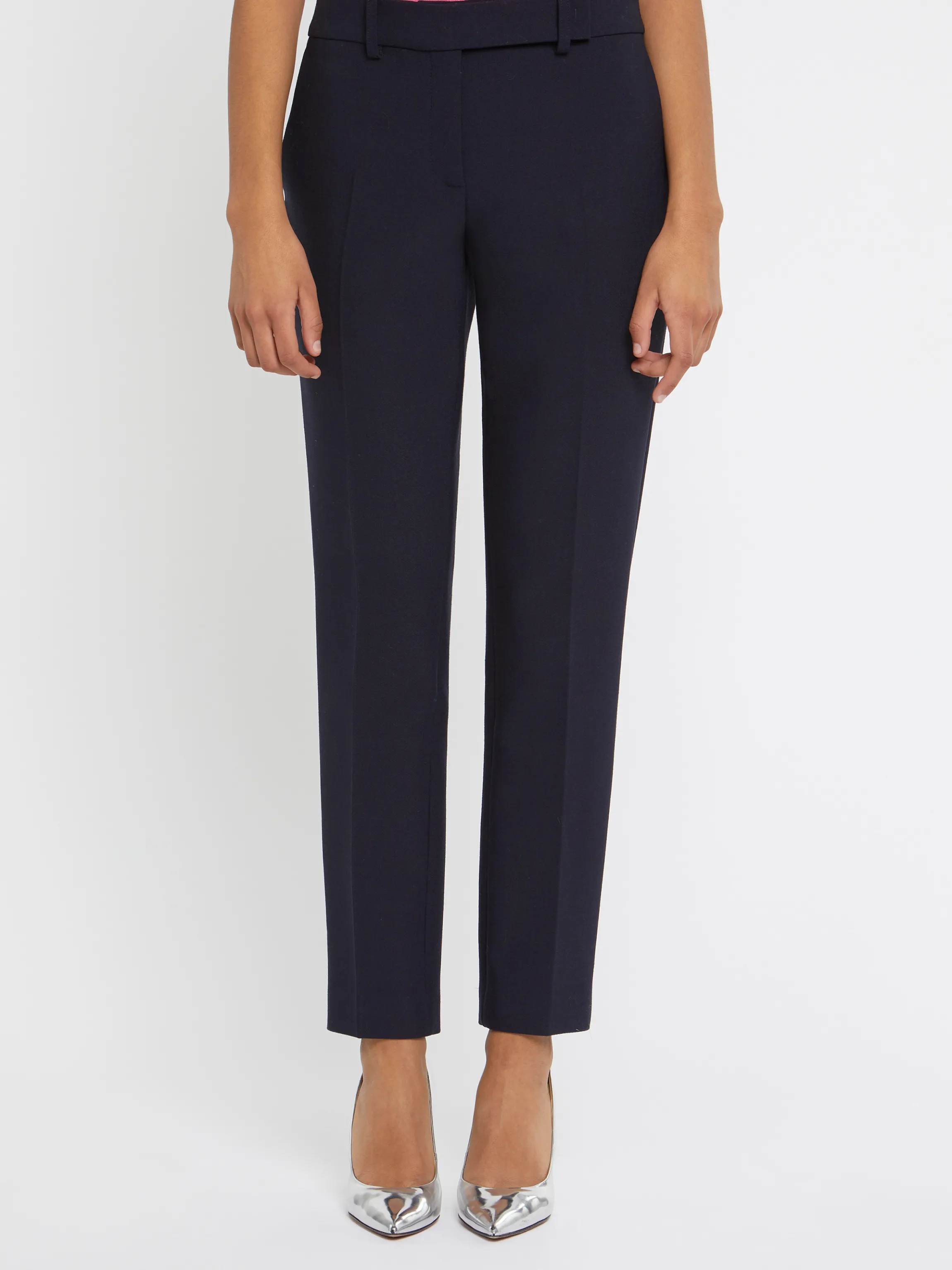 pantalon_cigarette_en_tricotine_stretch_2-2.webp Fashion Pantalon Cigarette En Tricotine Stretch Femme Pantalons Et Combinaisons