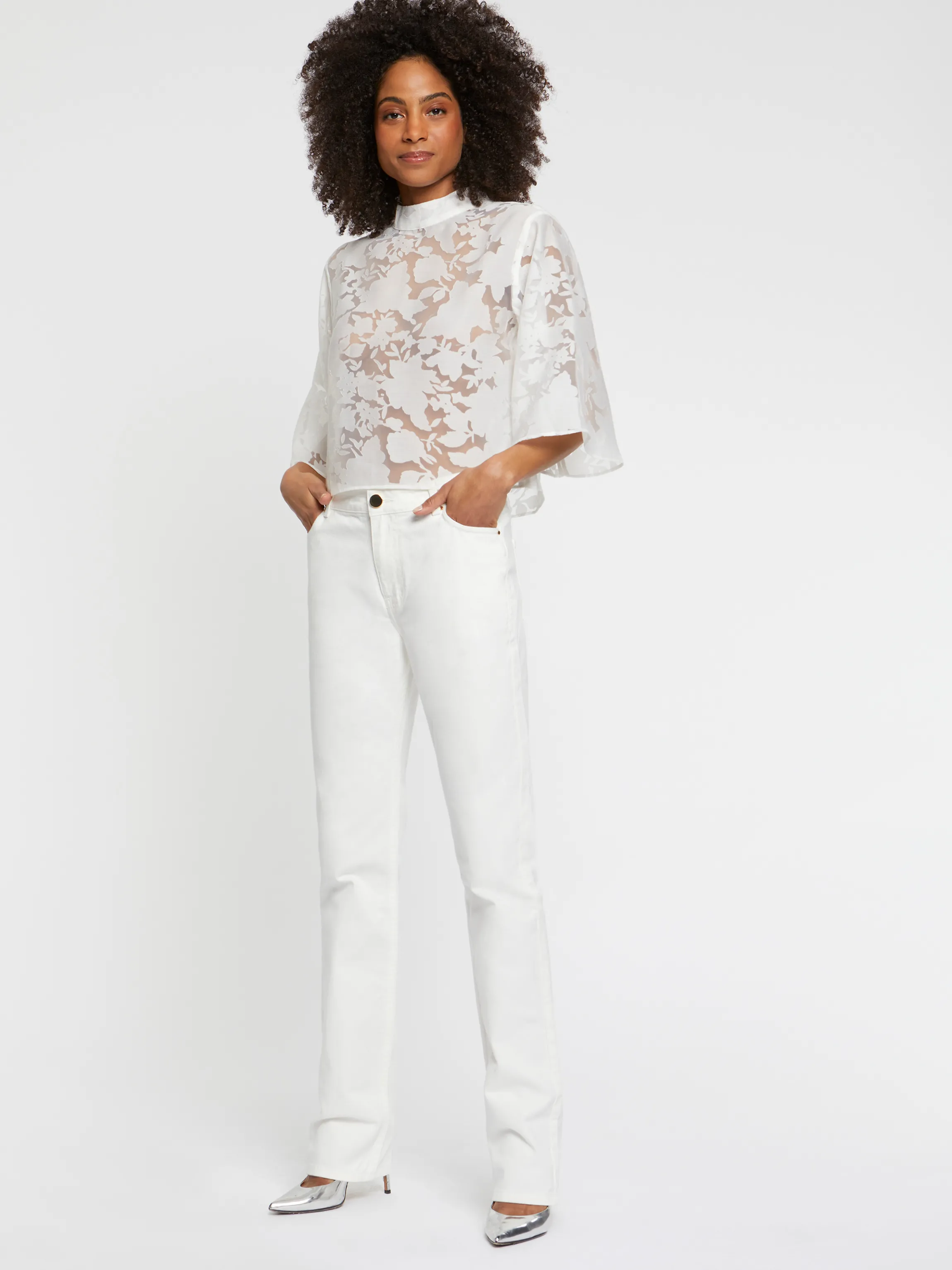 Hot Pantalon Regular En Coton Femme Pantalons Et Combinaisons