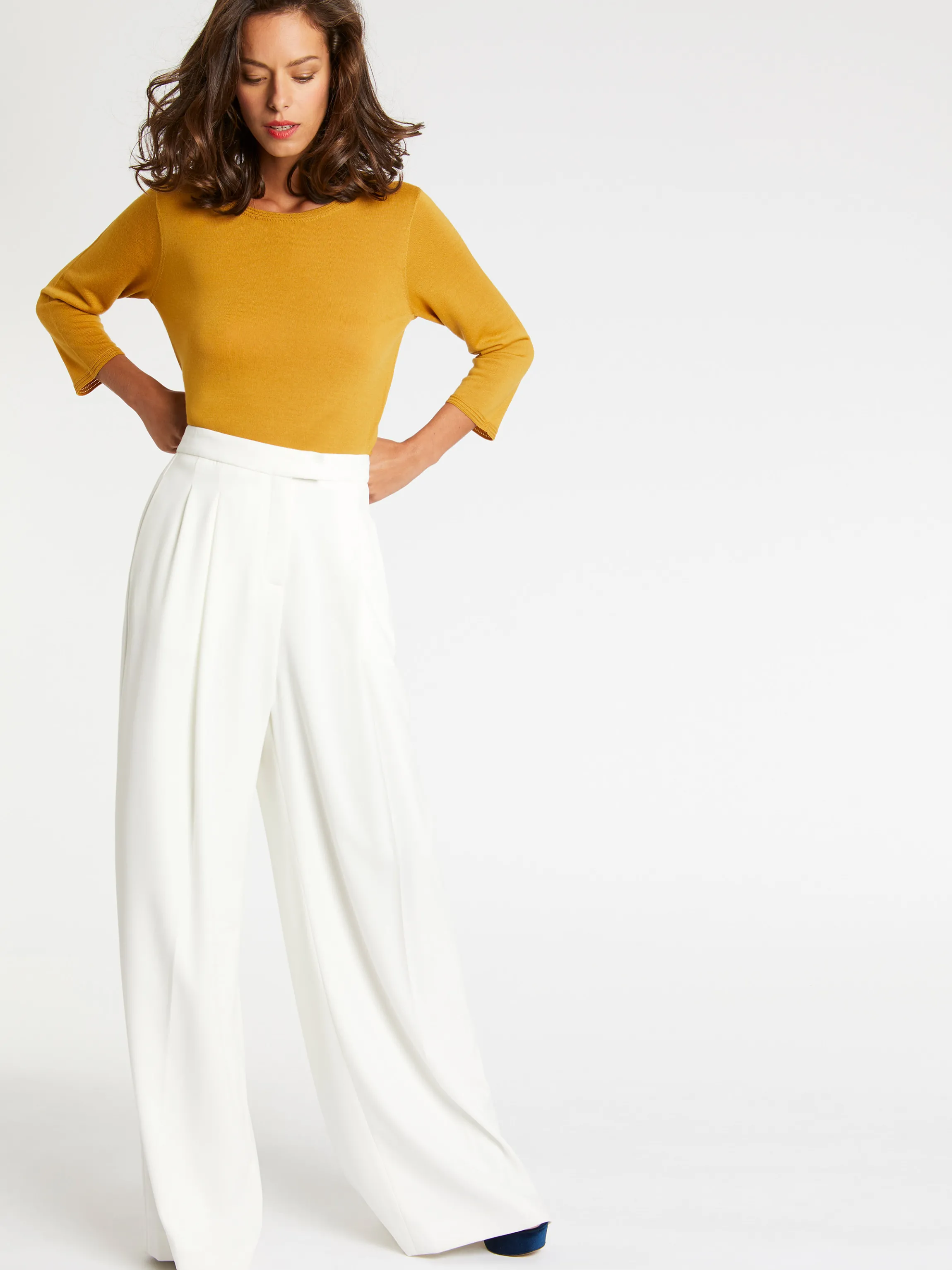 Flash Sale Pull Ajoure En Laine Merinos Femme Pulls Et Cardigans