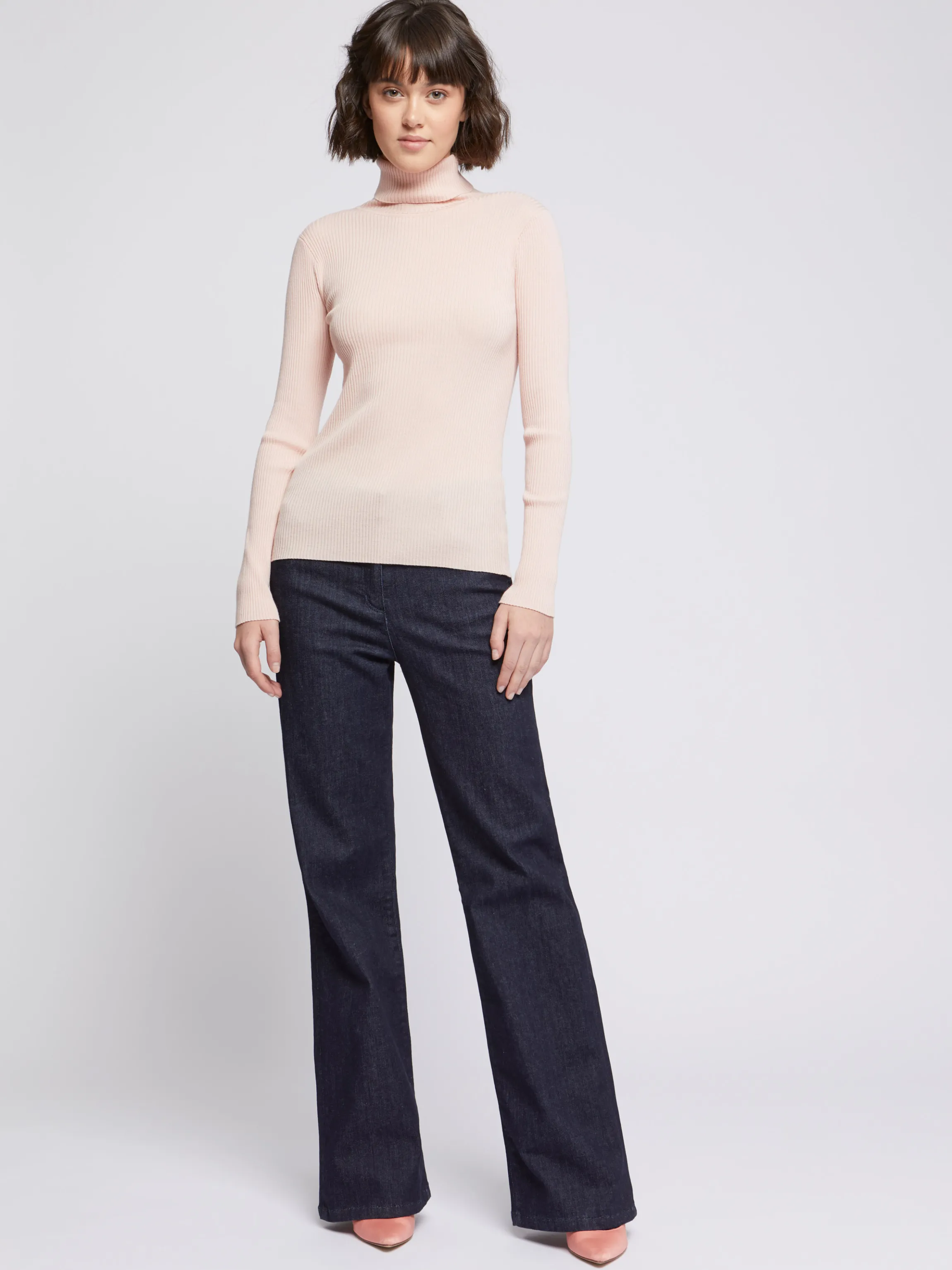 Hot Pull Cotele A Col Roule En Laine Merinos Femme Pulls Et Cardigans