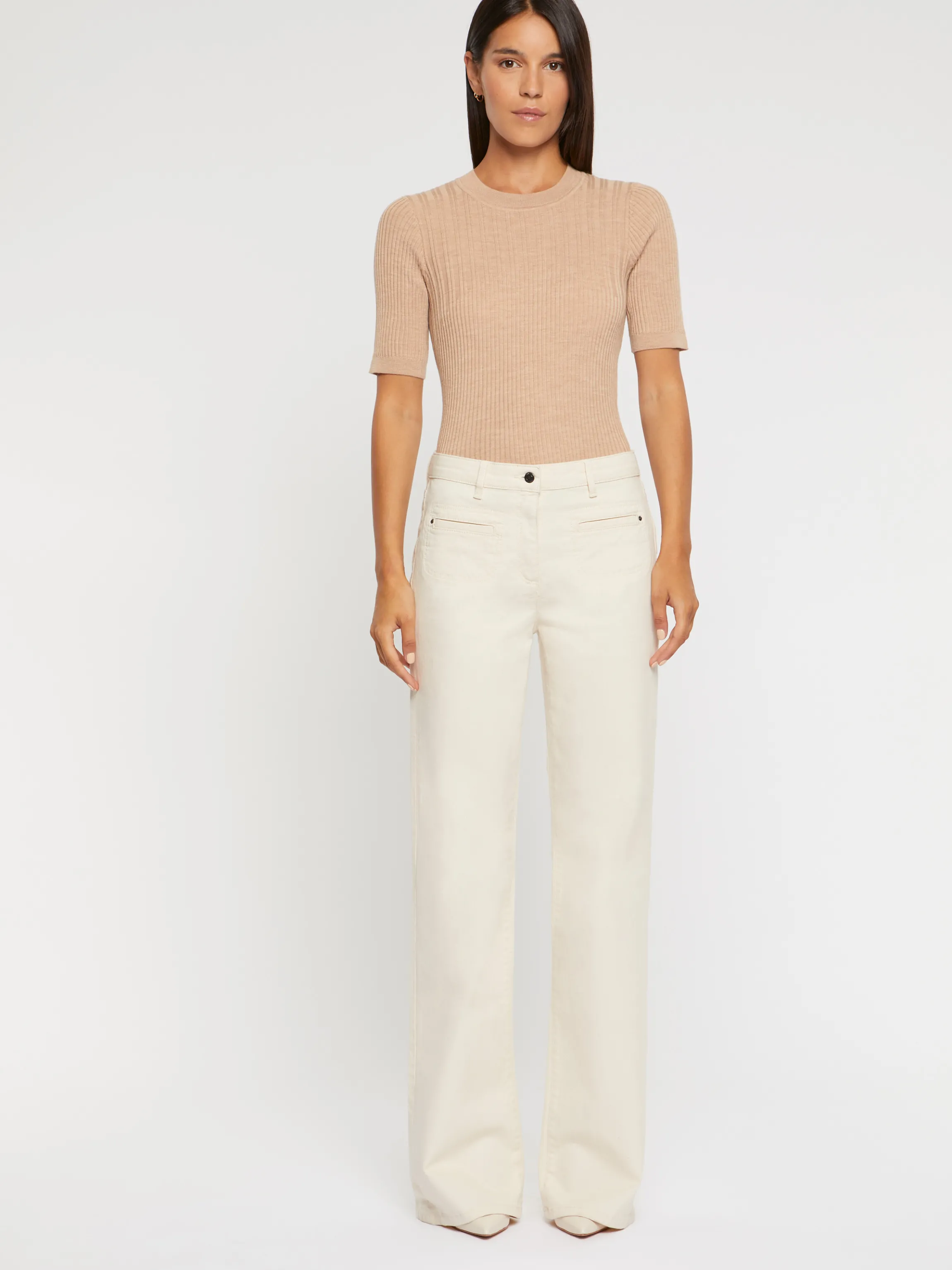 New Pull Cotele En Laine Merinos Femme Pulls Et Cardigans