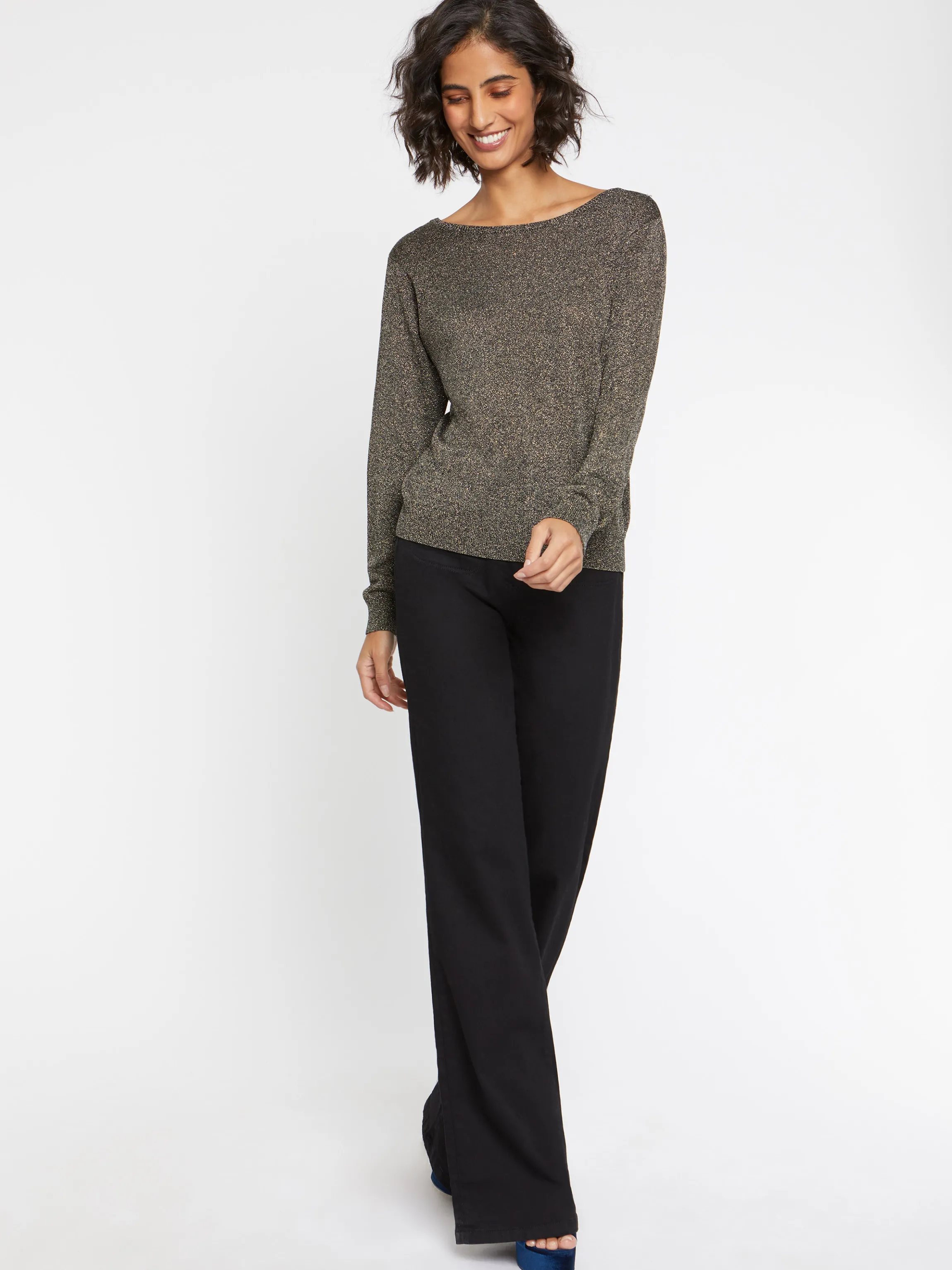 Best Sale Pull En Maille Lurex Femme Pulls Et Cardigans